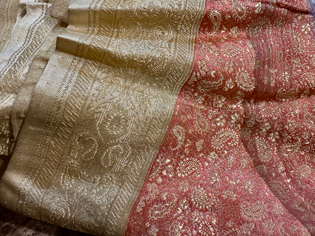 "Maharani's Coral Bliss" Midi Co-ord Set