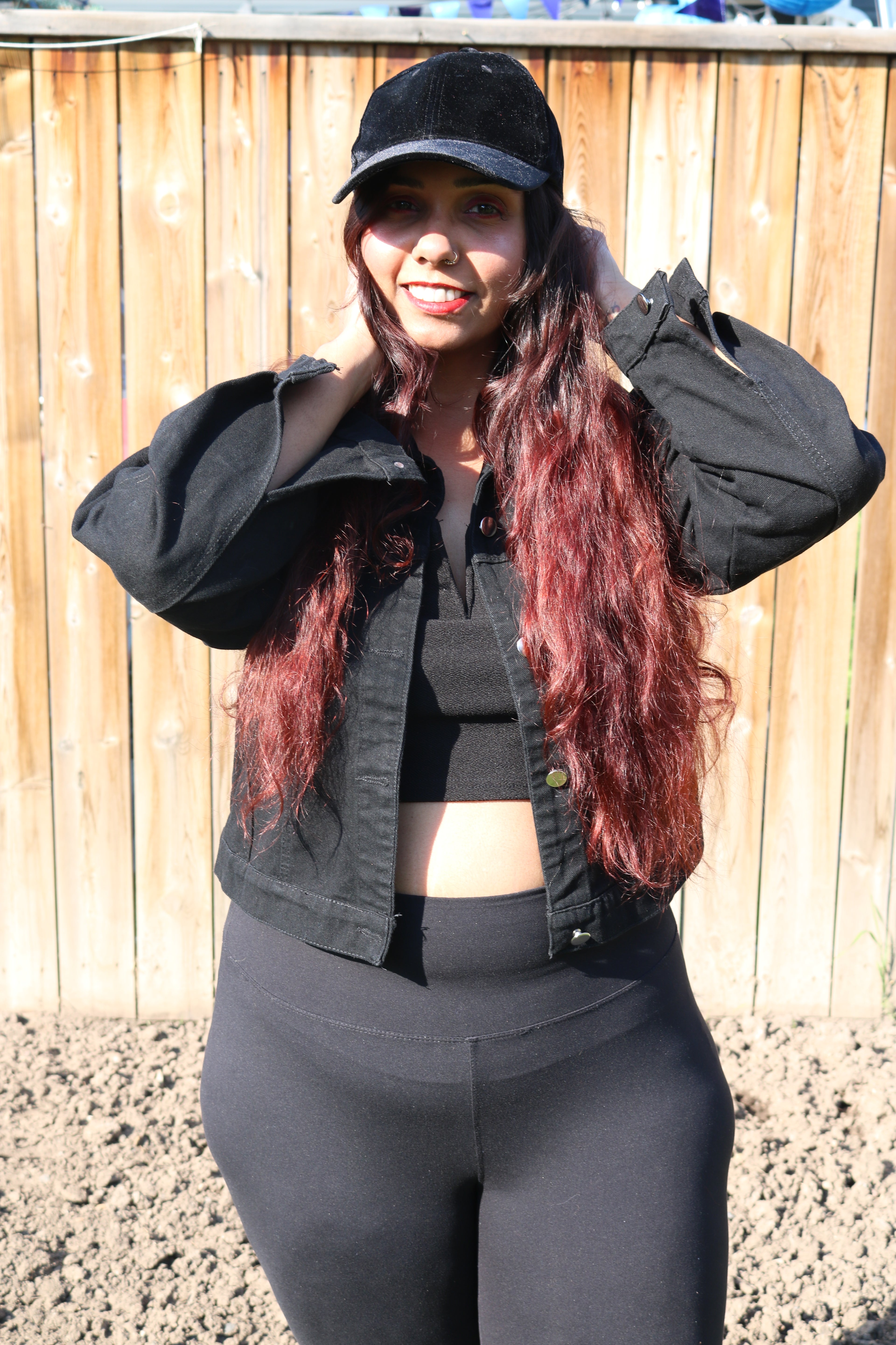 "Casual in the front, 7th Wonder on the back" Jean Jacket