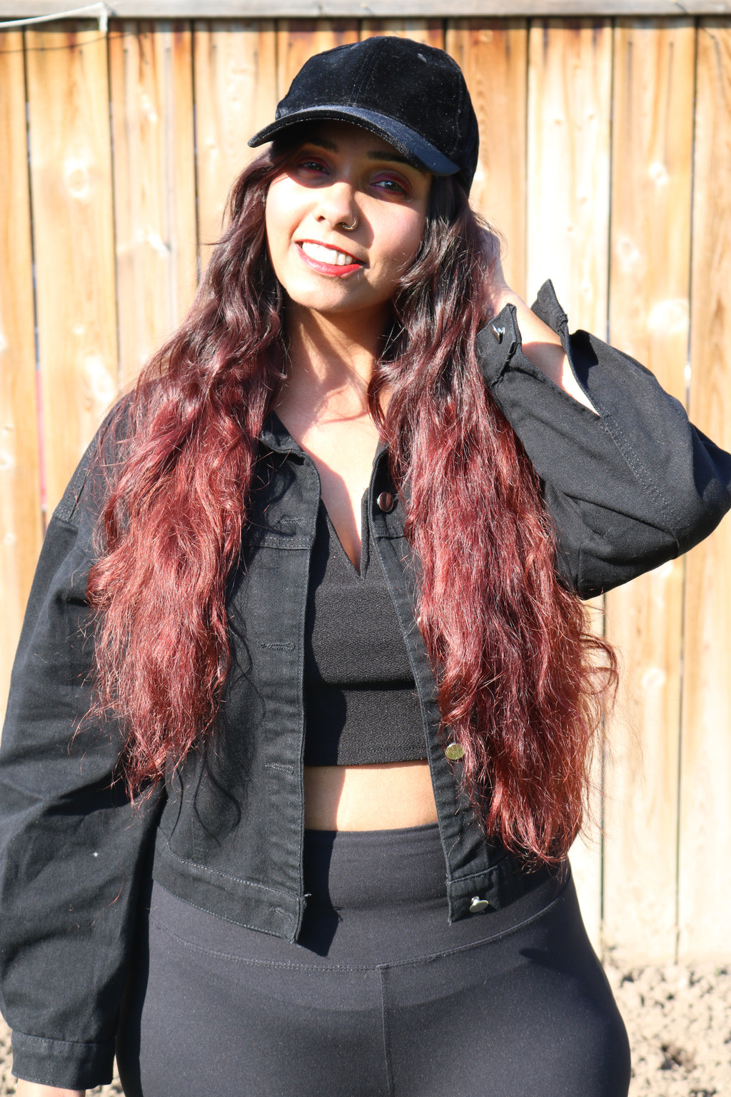 "Casual in the front, 7th Wonder on the back" Jean Jacket