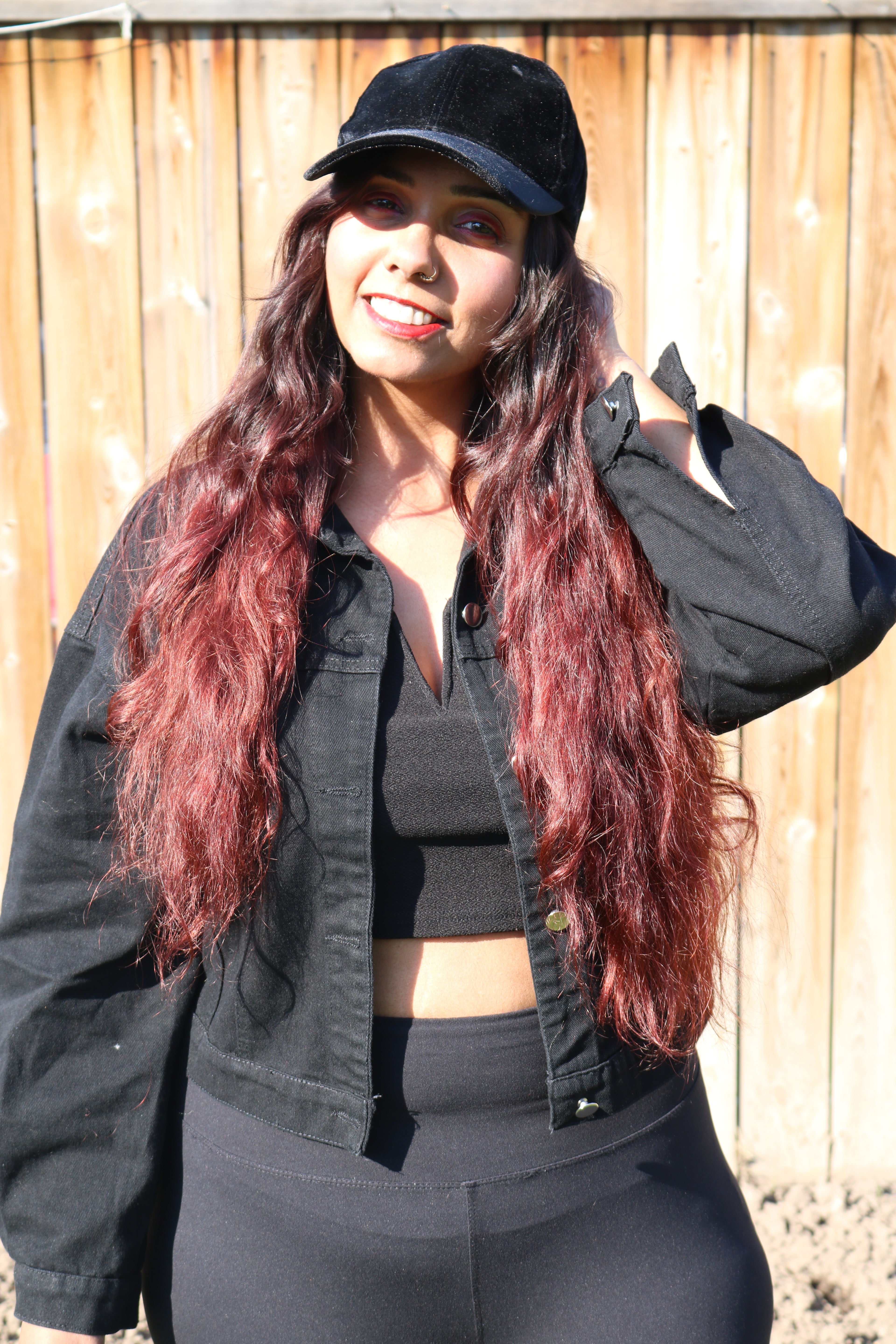 "Casual in the front, 7th Wonder on the back" Jean Jacket