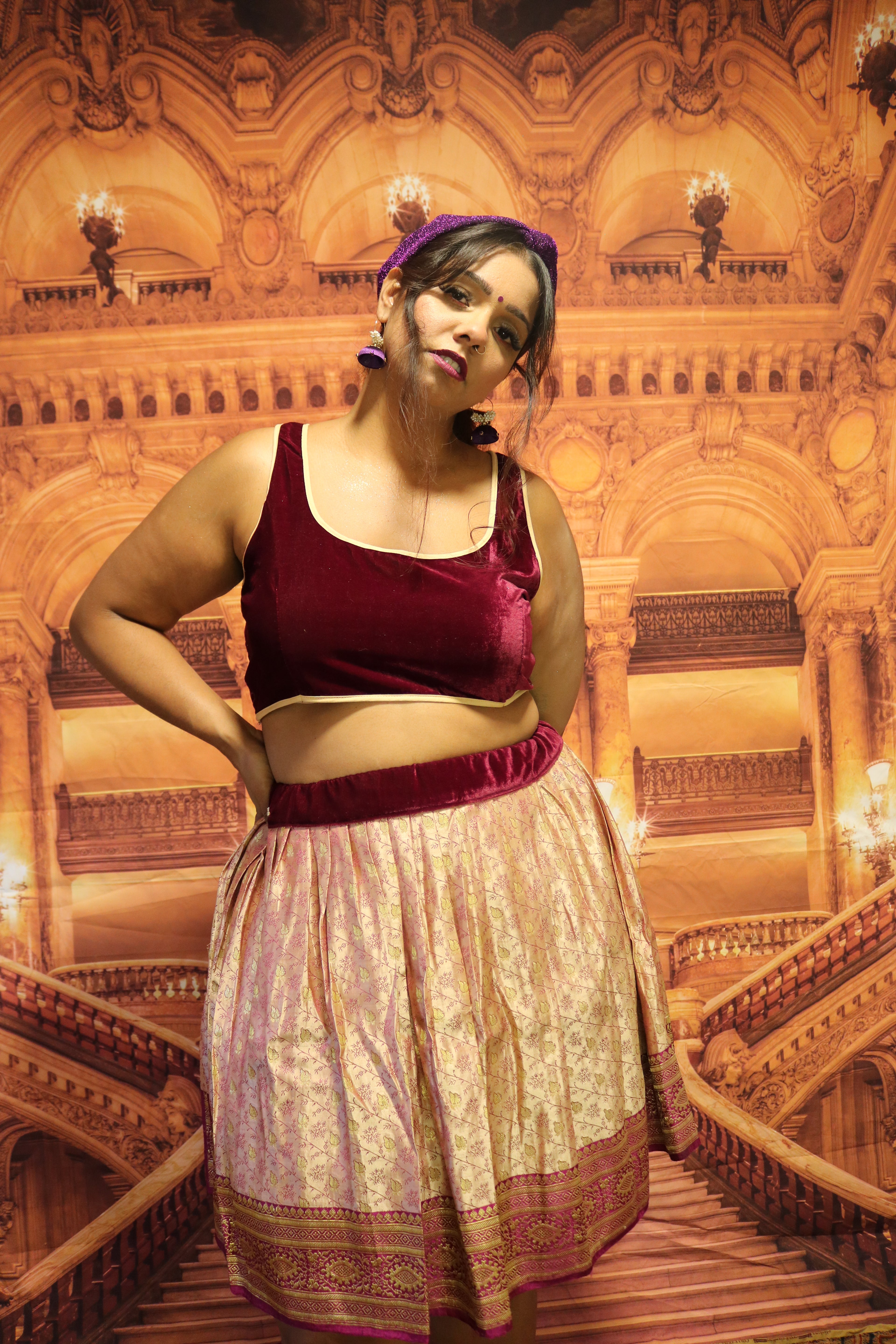 “Maharani’s Tan Teasing” Mini Co-ord Set