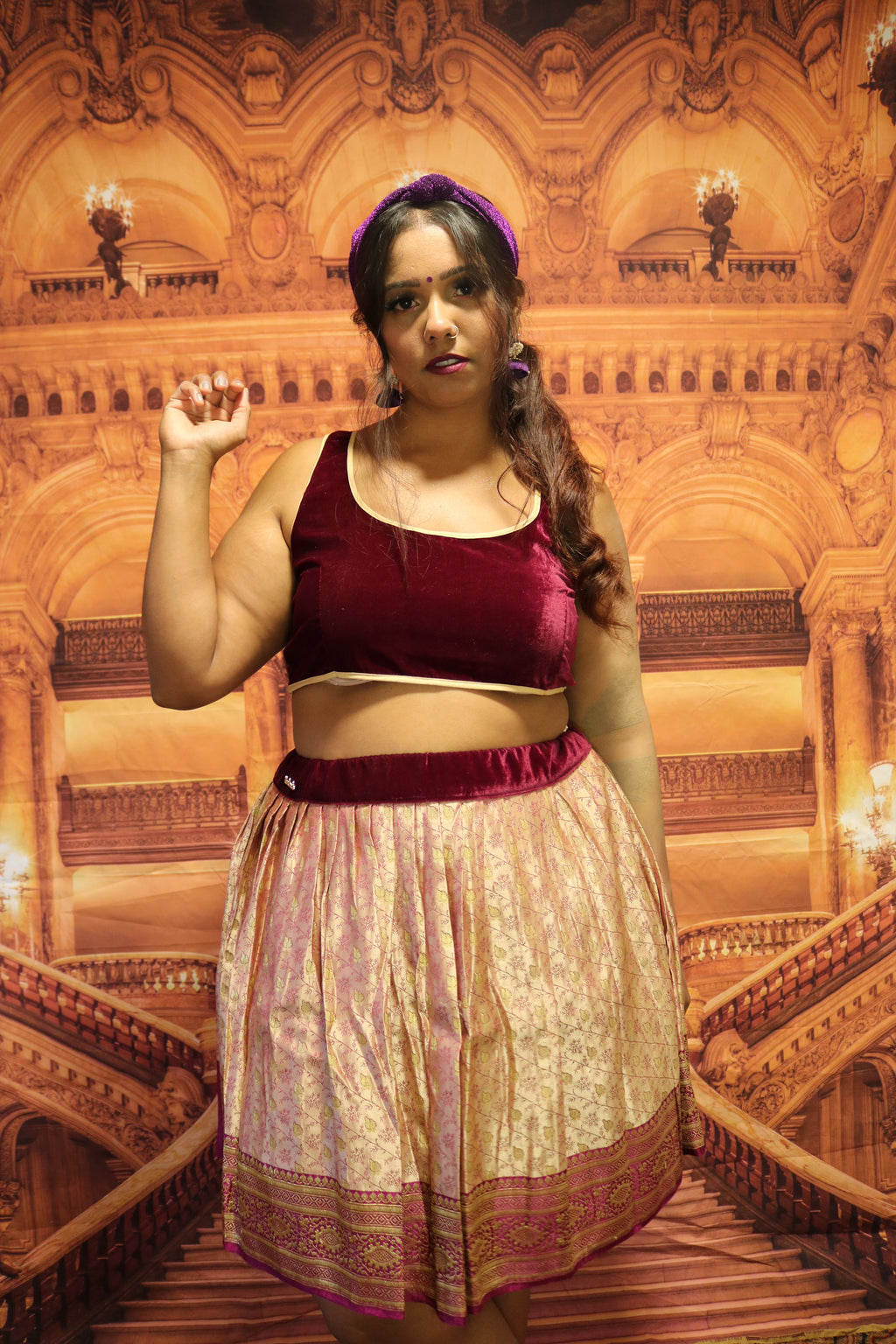 “Maharani’s Tan Teasing” Mini Co-ord Set