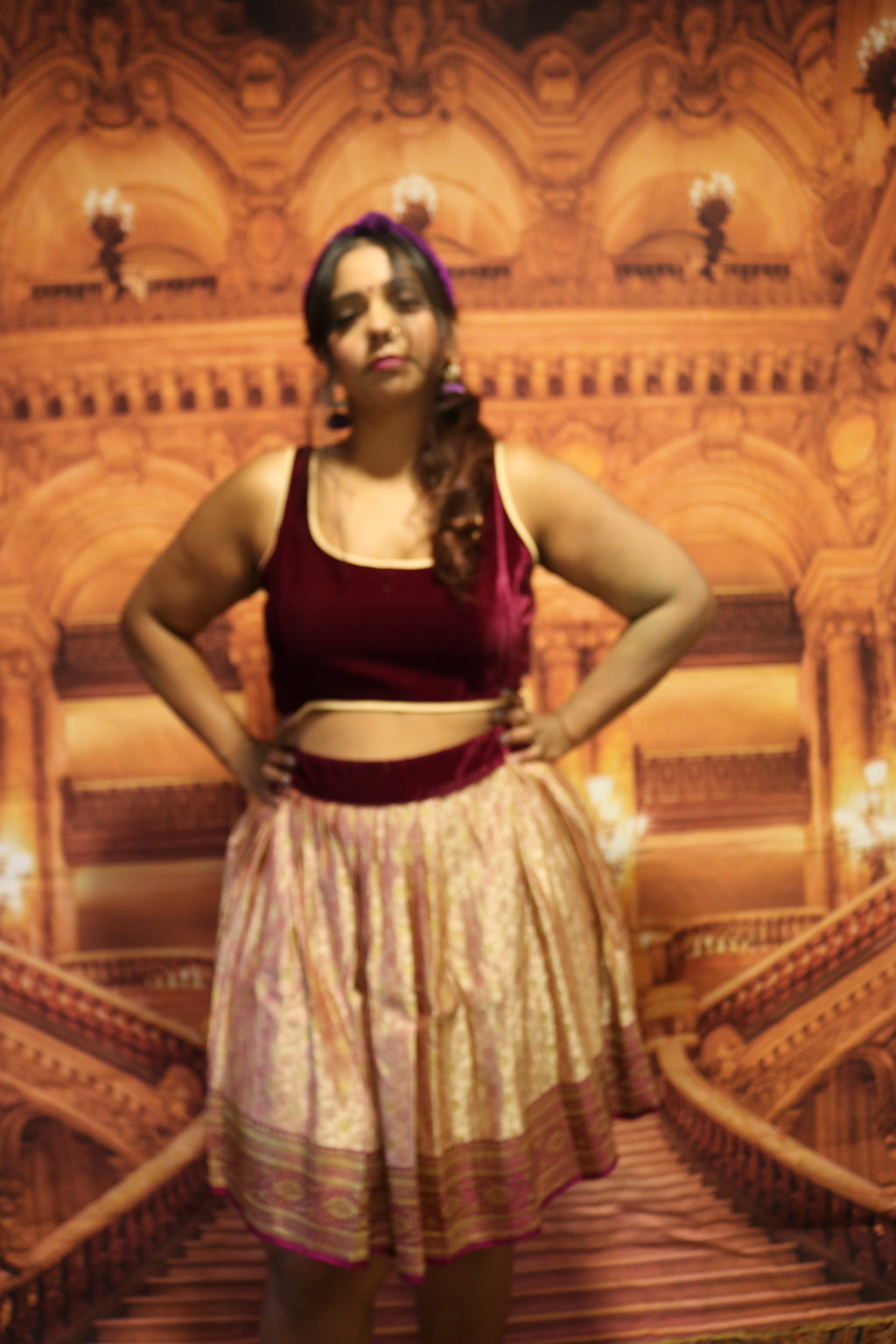 “Maharani’s Tan Teasing” Mini Co-ord Set