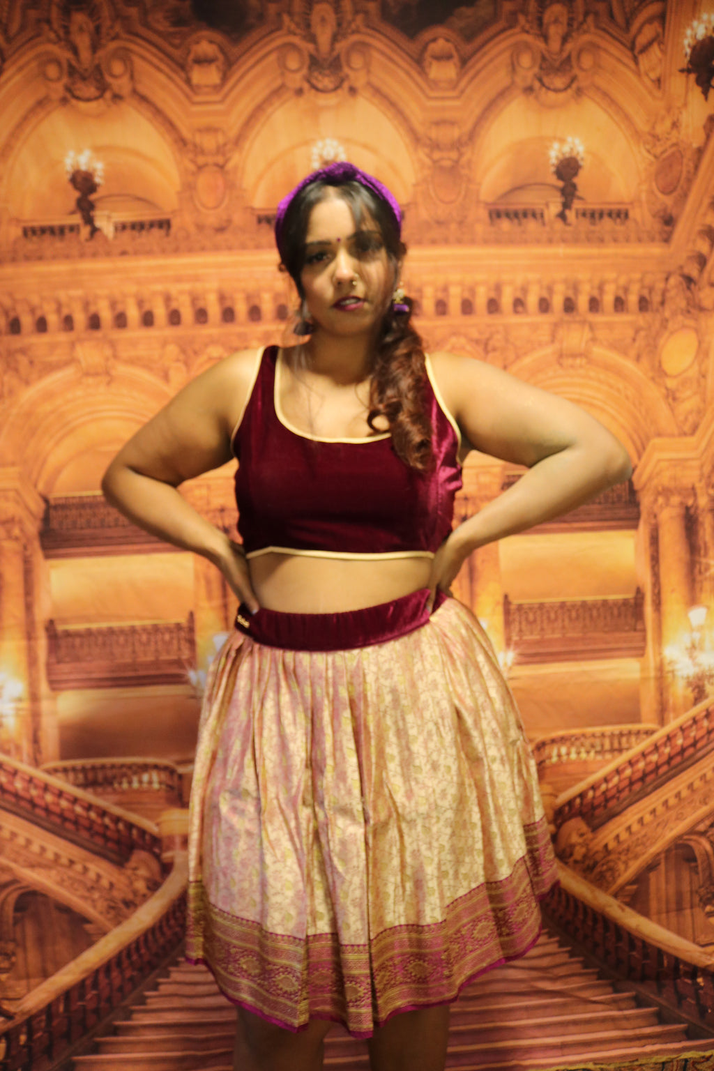 “Maharani’s Tan Teasing” Mini Co-ord Set