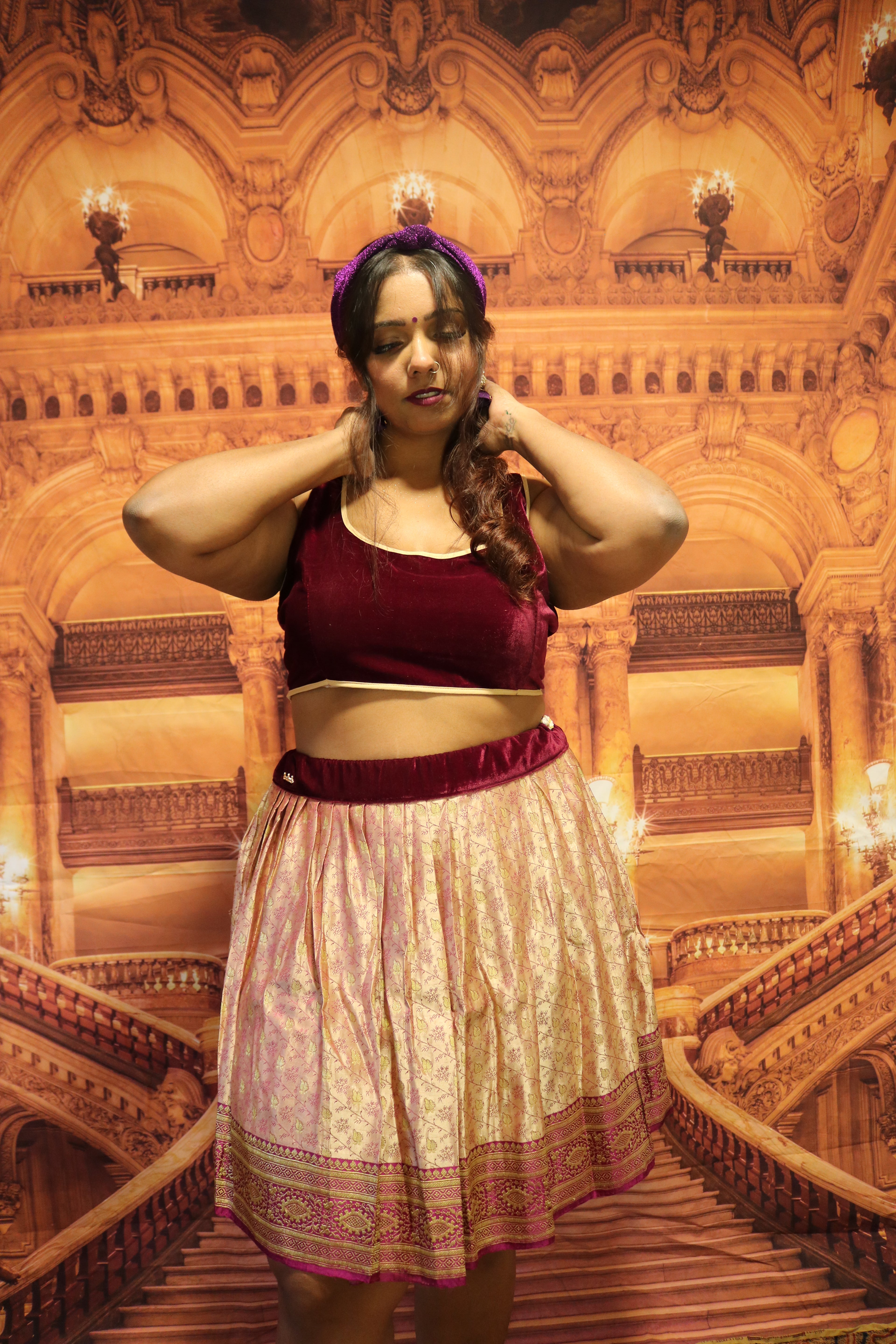 “Maharani’s Tan Teasing” Mini Co-ord Set
