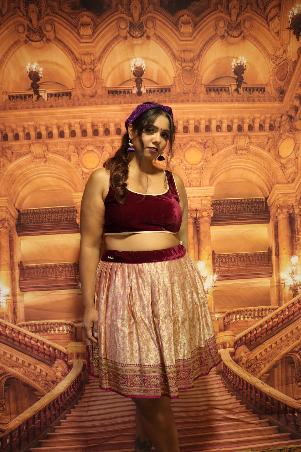 “Maharani’s Tan Teasing” Mini Co-ord Set