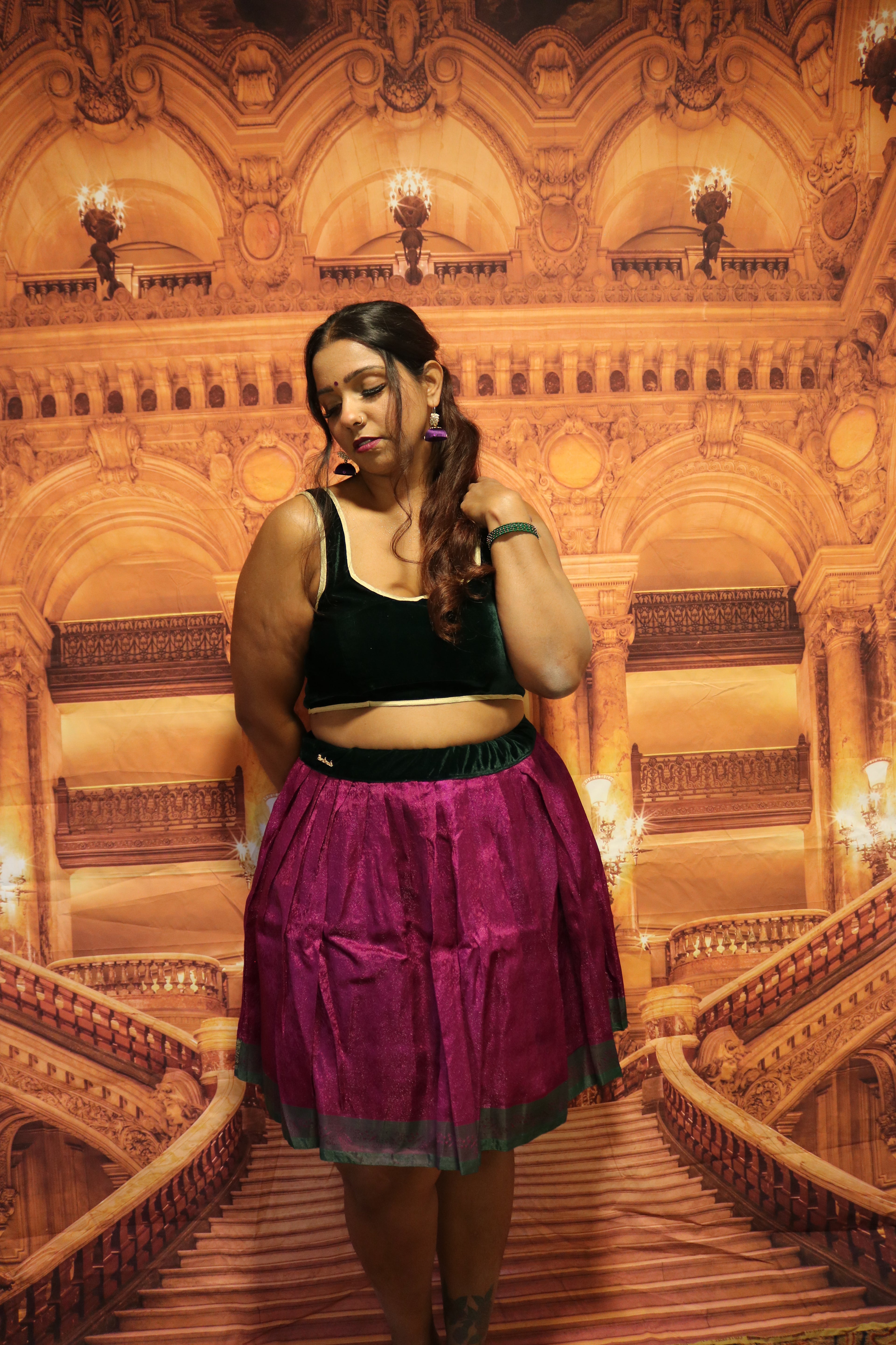 “Maharani’s Whimsical Grove” Mini Co-ord Set