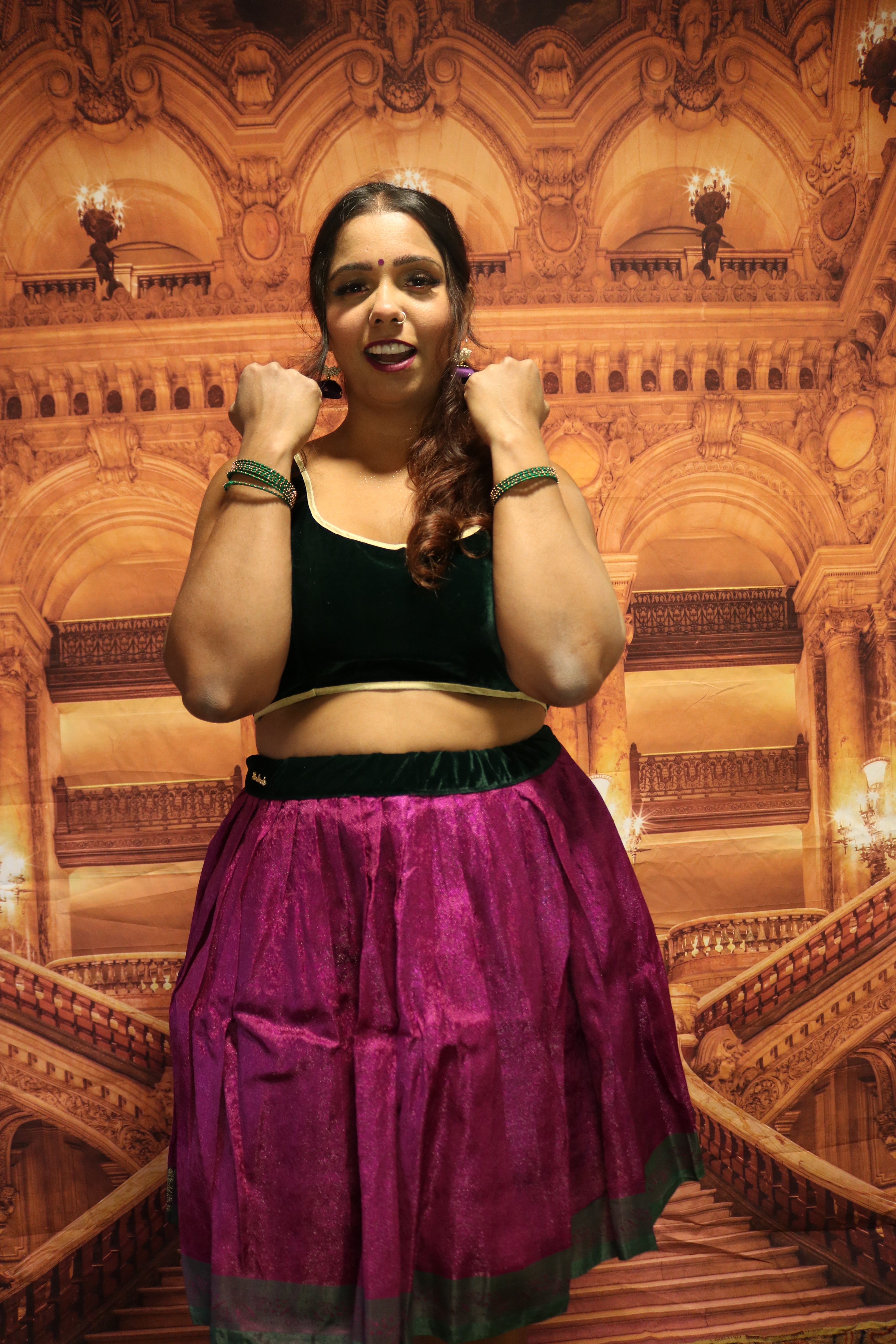 “Maharani’s Whimsical Grove” Mini Co-ord Set