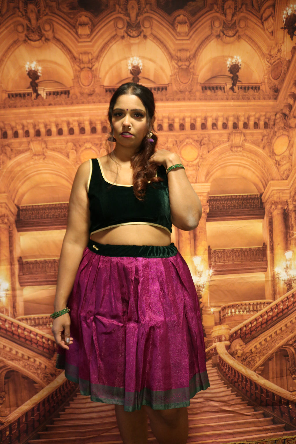 “Maharani’s Whimsical Grove” Mini Co-ord Set