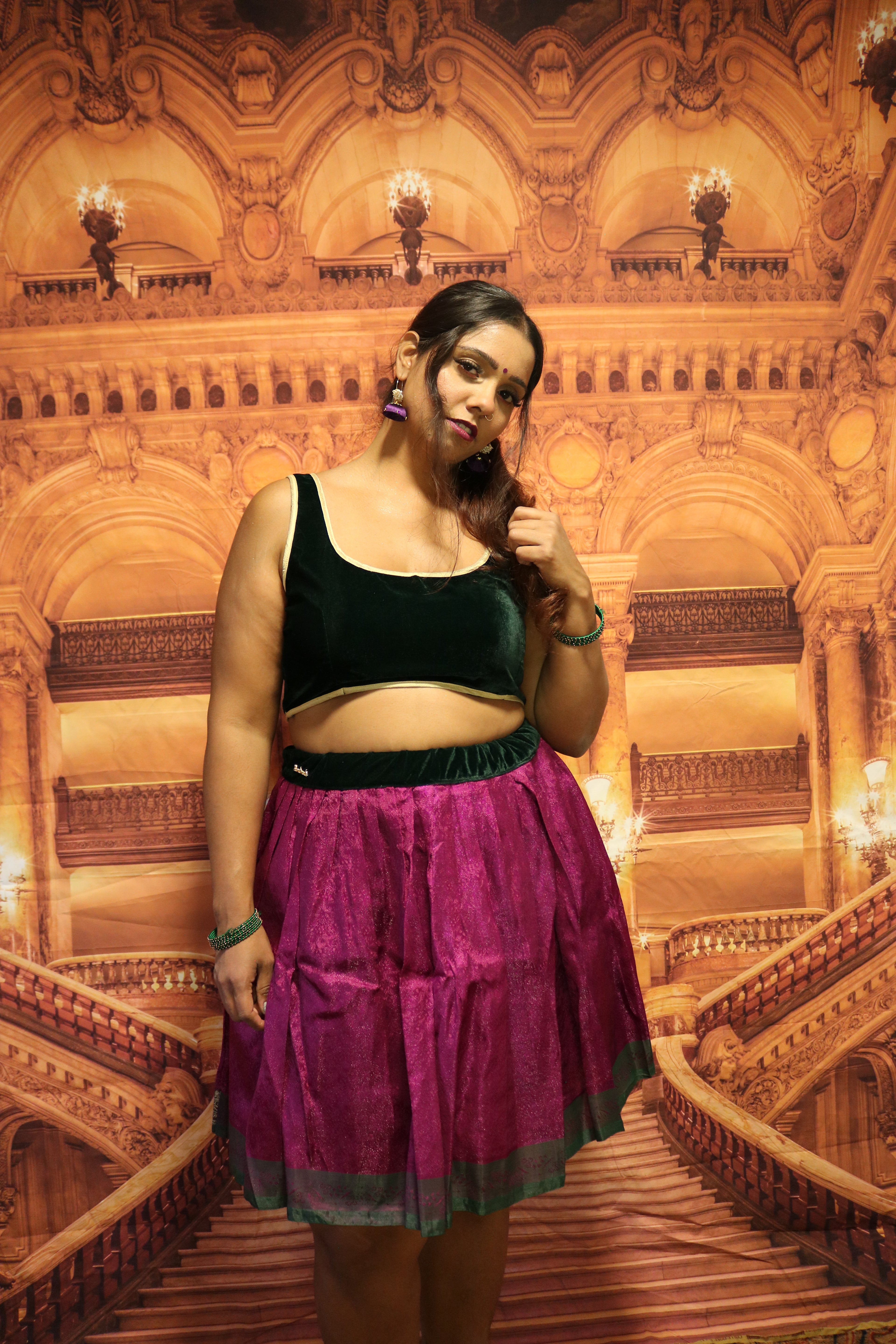 “Maharani’s Whimsical Grove” Mini Co-ord Set