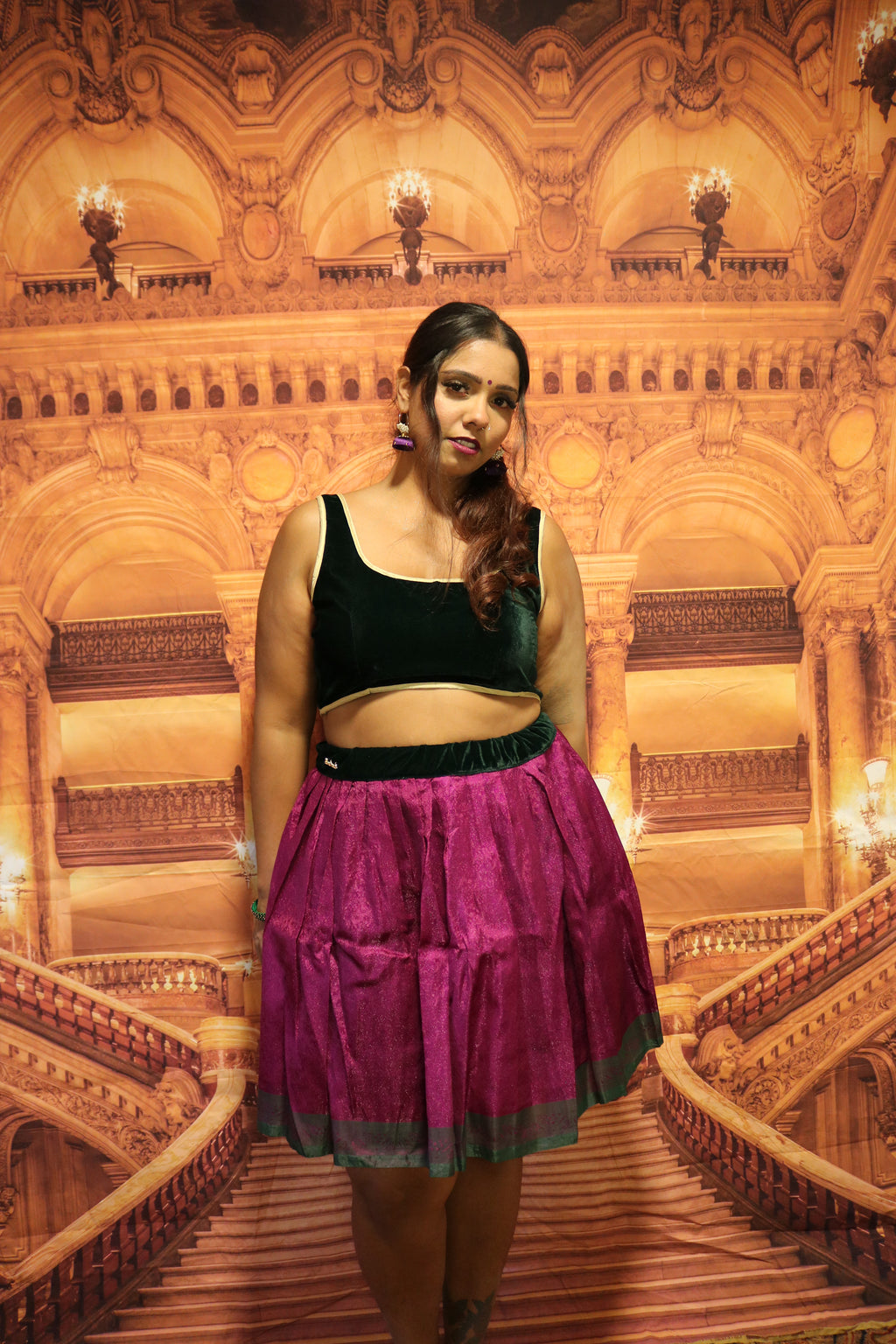 “Maharani’s Whimsical Grove” Mini Co-ord Set