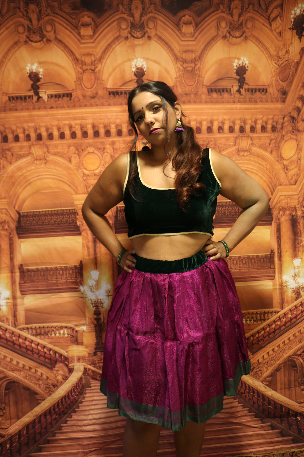 “Maharani’s Whimsical Grove” Mini Co-ord Set