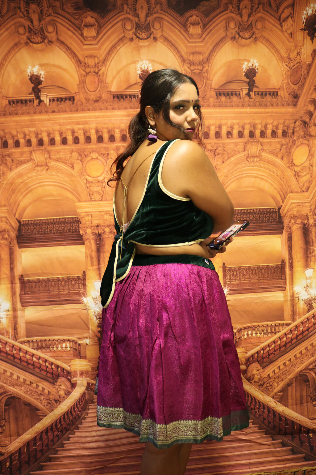 “Maharani’s Whimsical Grove” Mini Co-ord Set