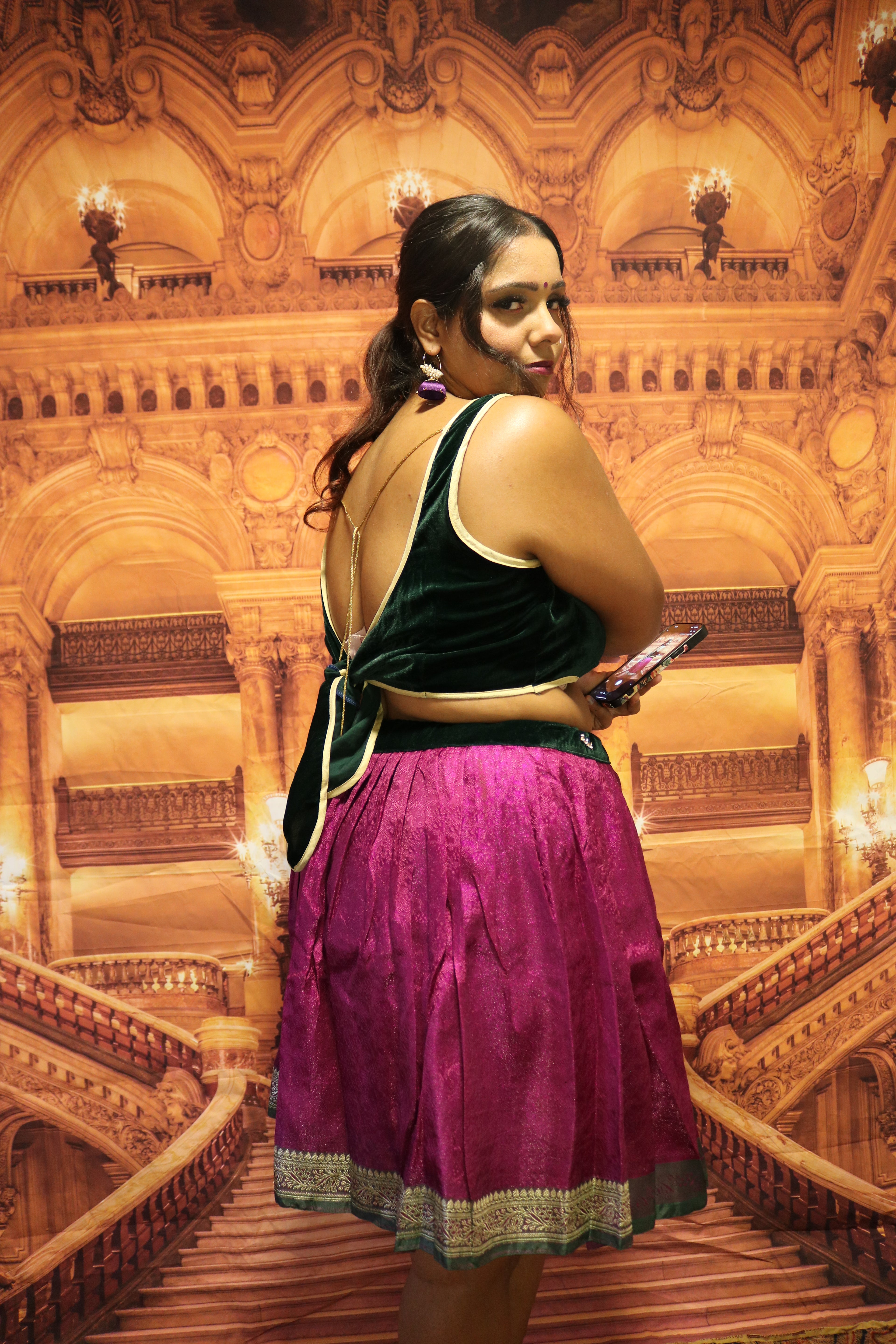 “Maharani’s Whimsical Grove” Mini Co-ord Set