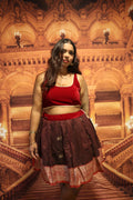 "Maharani's Wine Affair" Mini Co-ord Set