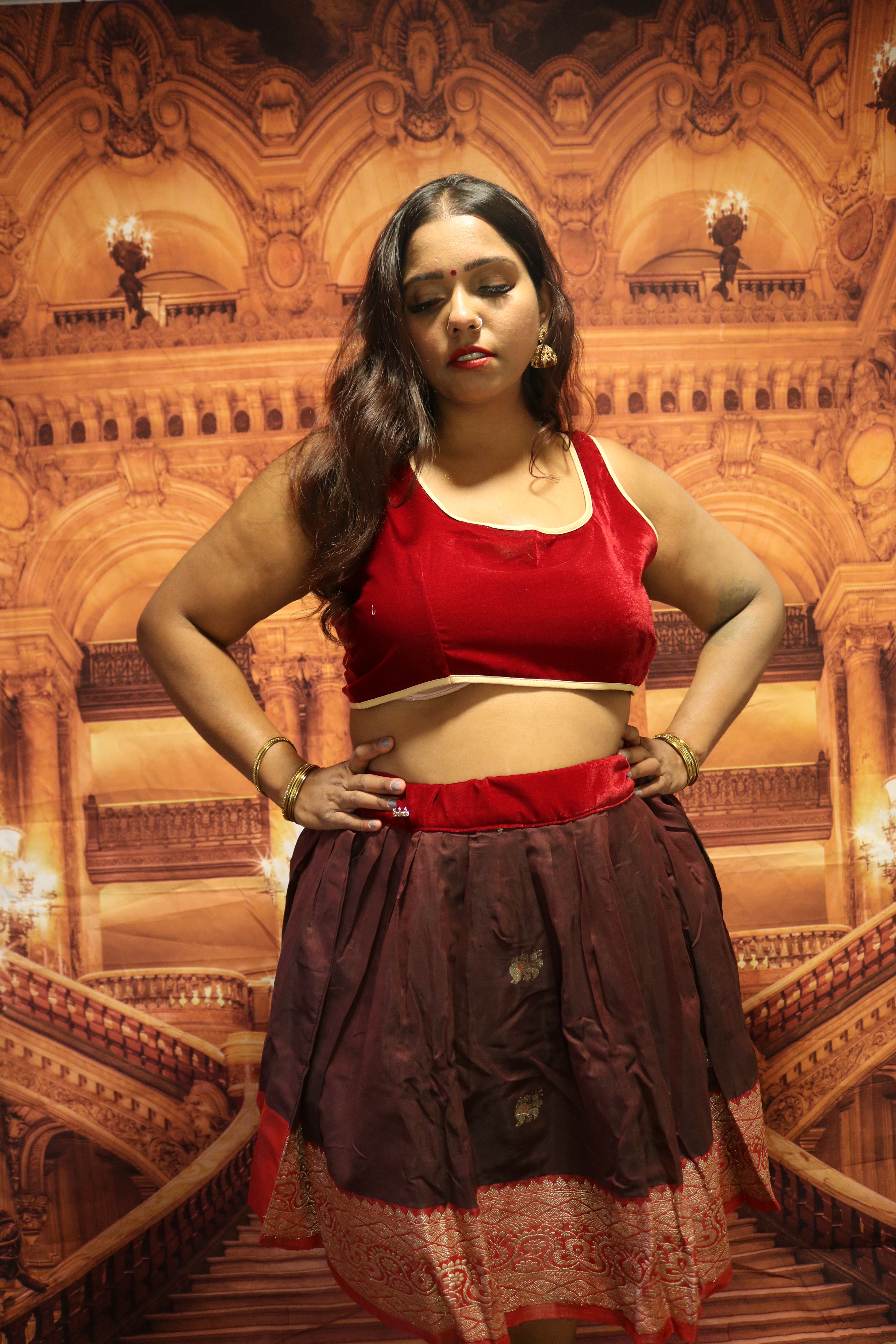 "Maharani's Wine Affair" Mini Co-ord Set
