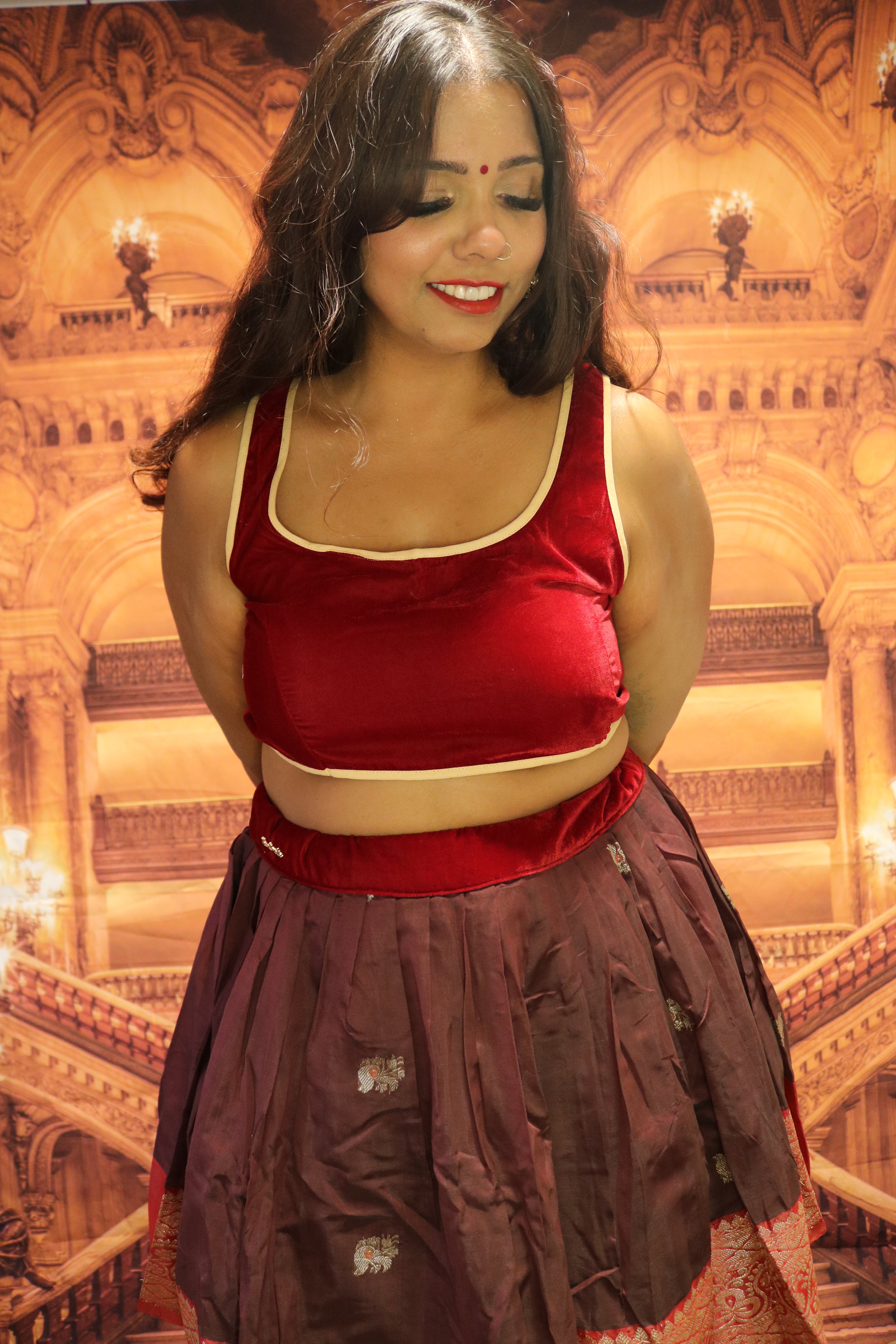 "Maharani's Wine Affair" Mini Co-ord Set