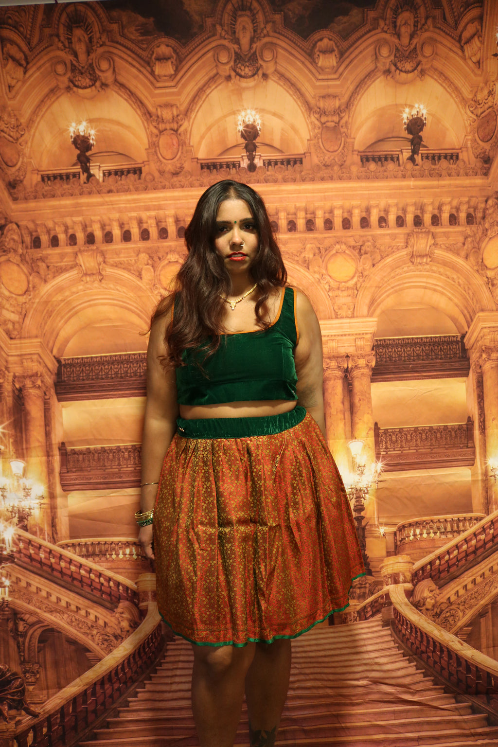 "Maharani's Festive Fling" Mini Co-ord Set