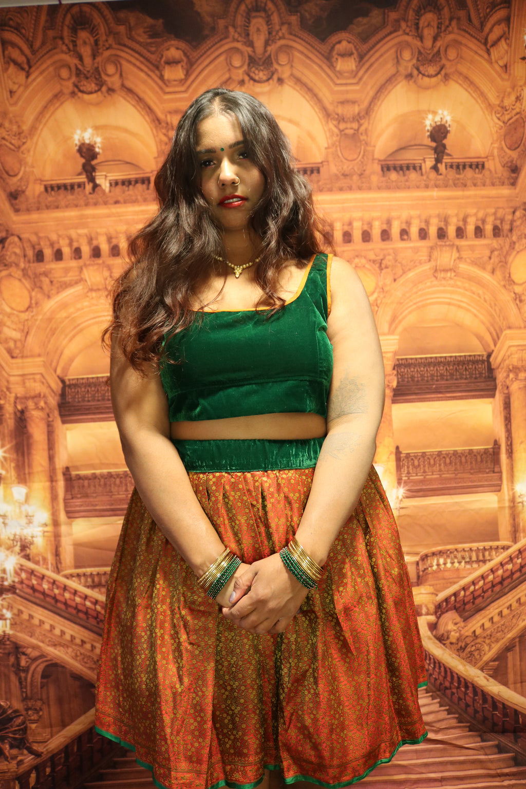 "Maharani's Festive Fling" Mini Co-ord Set