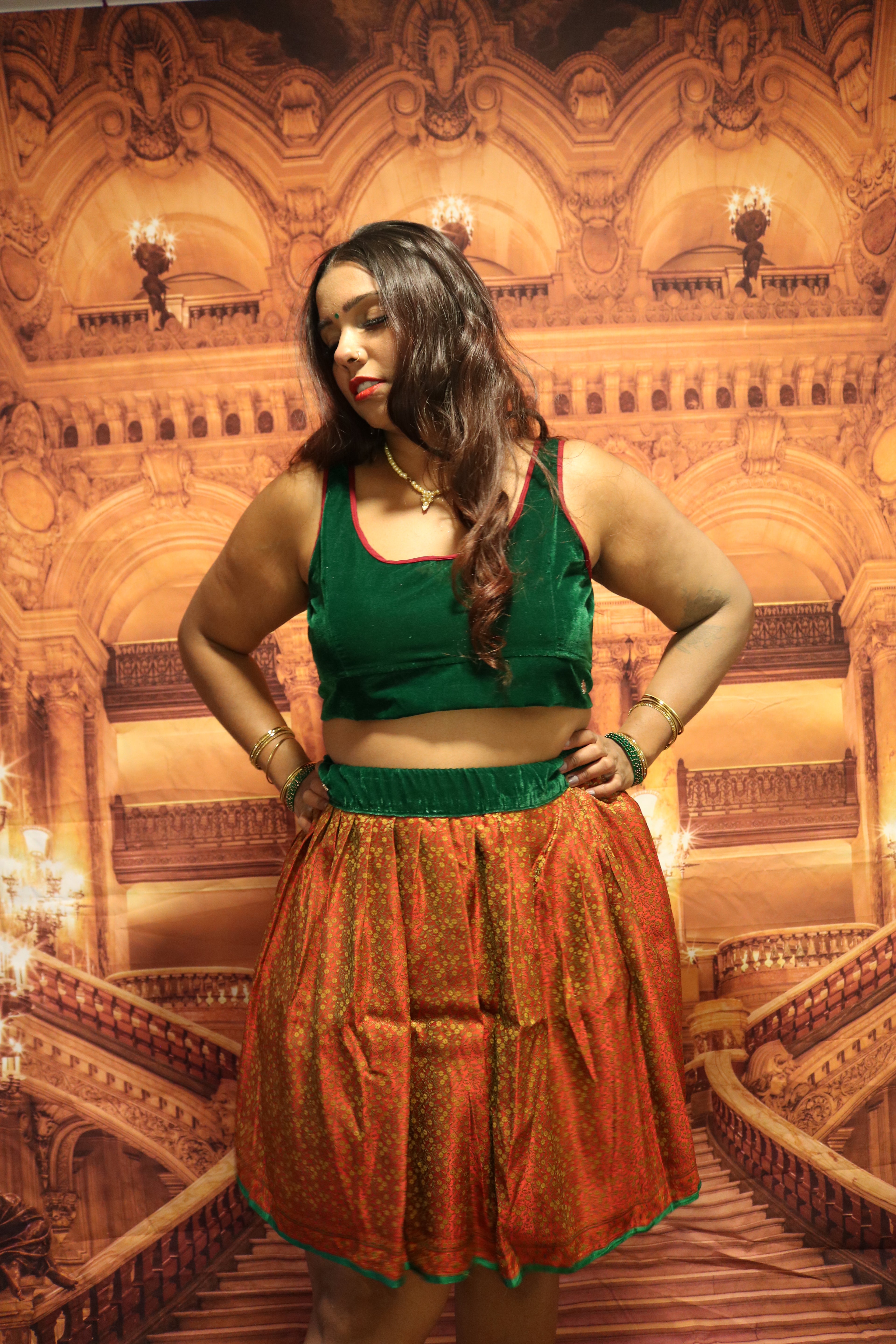 "Maharani's Festive Fling" Mini Co-ord Set
