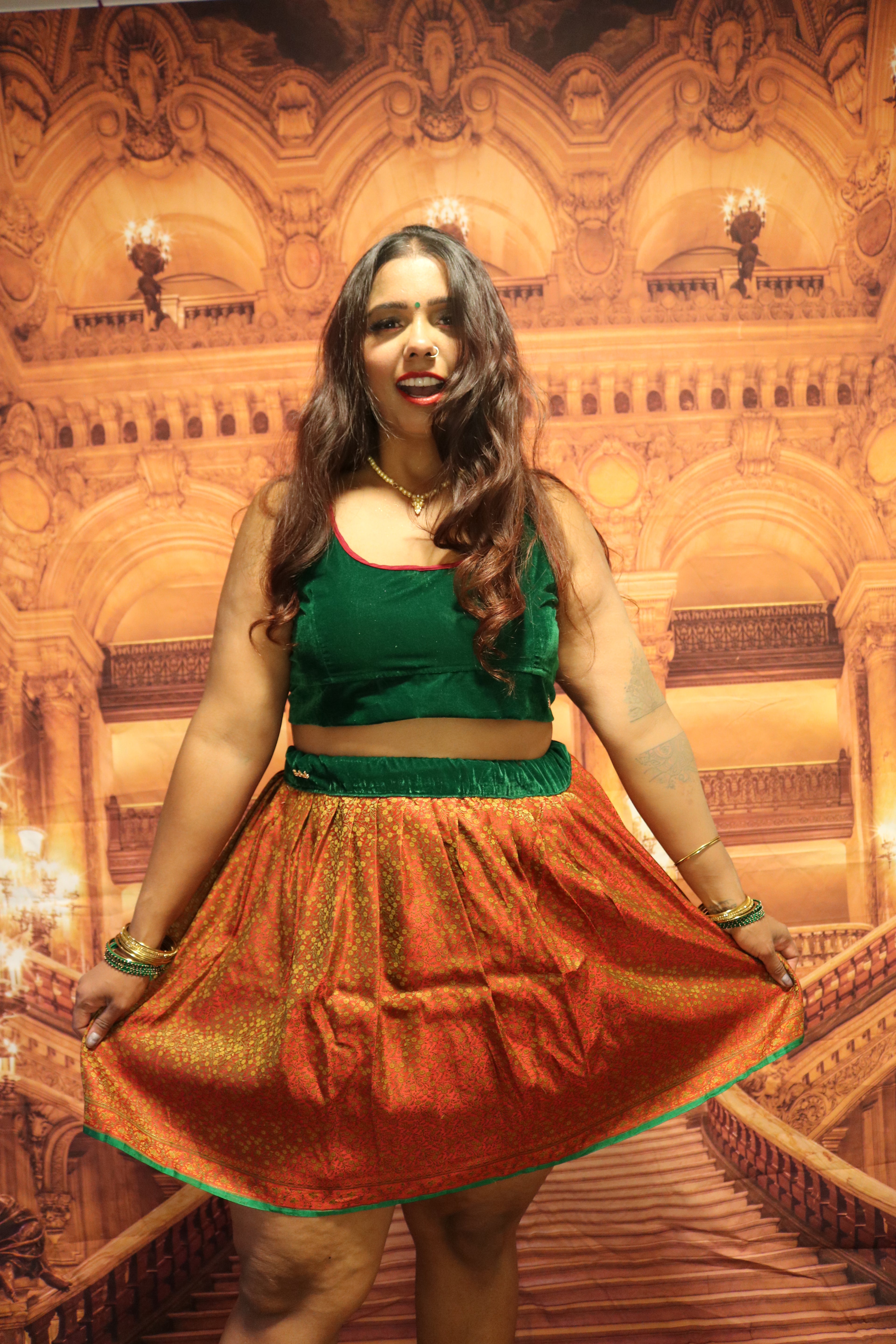 "Maharani's Festive Fling" Mini Co-ord Set