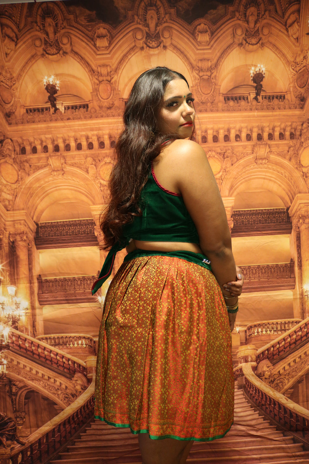 "Maharani's Festive Fling" Mini Co-ord Set