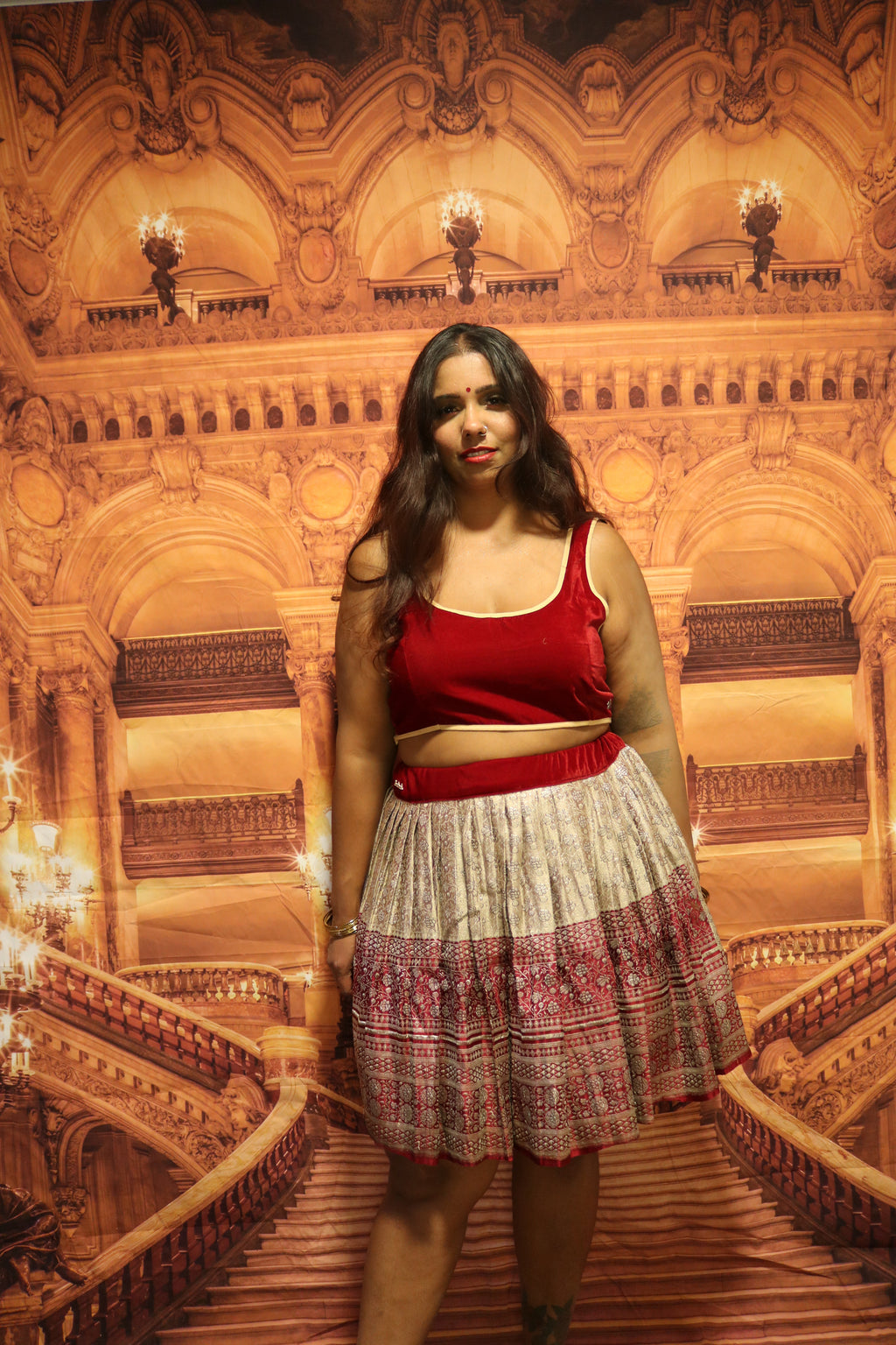 "Maharani's Smoky Lovenote” Mini Co-ord Set