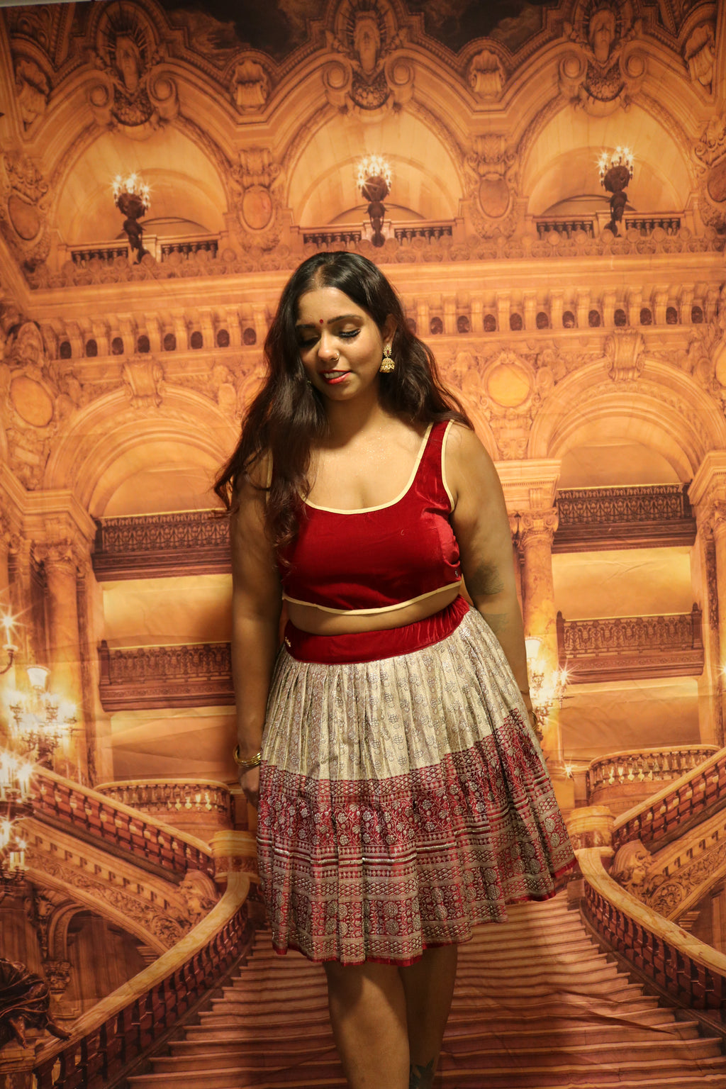 "Maharani's Smoky Lovenote” Mini Co-ord Set