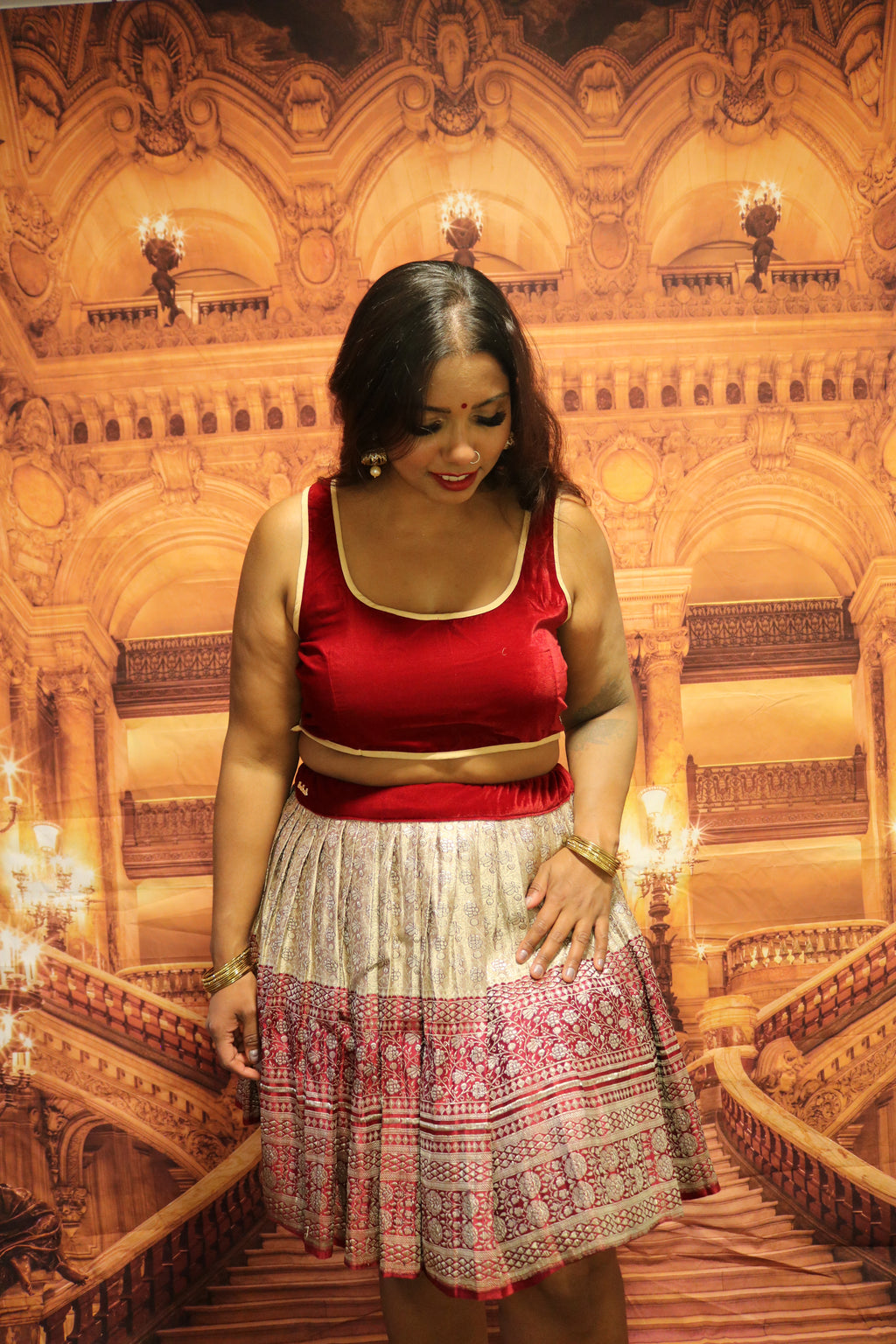 "Maharani's Smoky Lovenote” Mini Co-ord Set