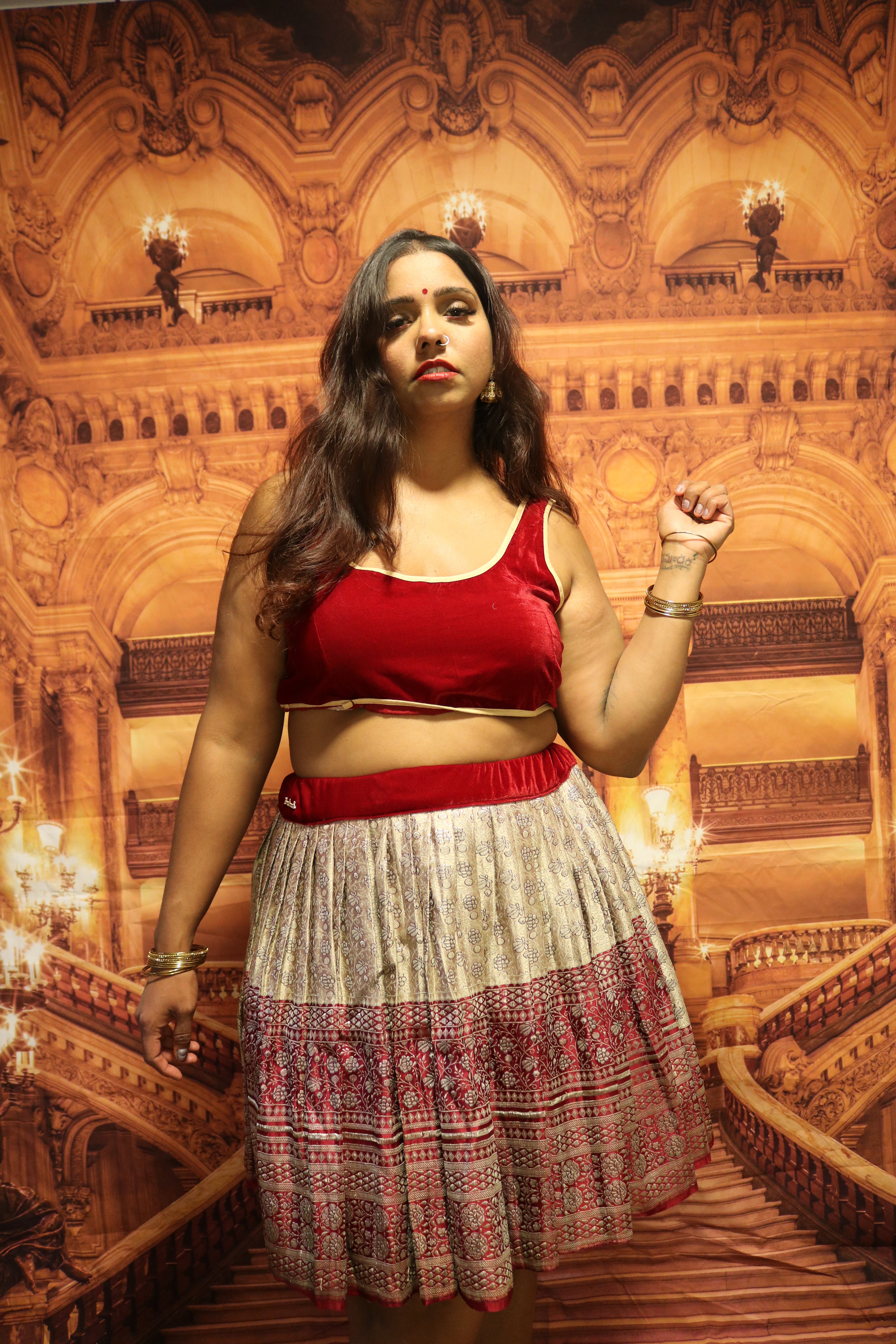 "Maharani's Smoky Lovenote” Mini Co-ord Set