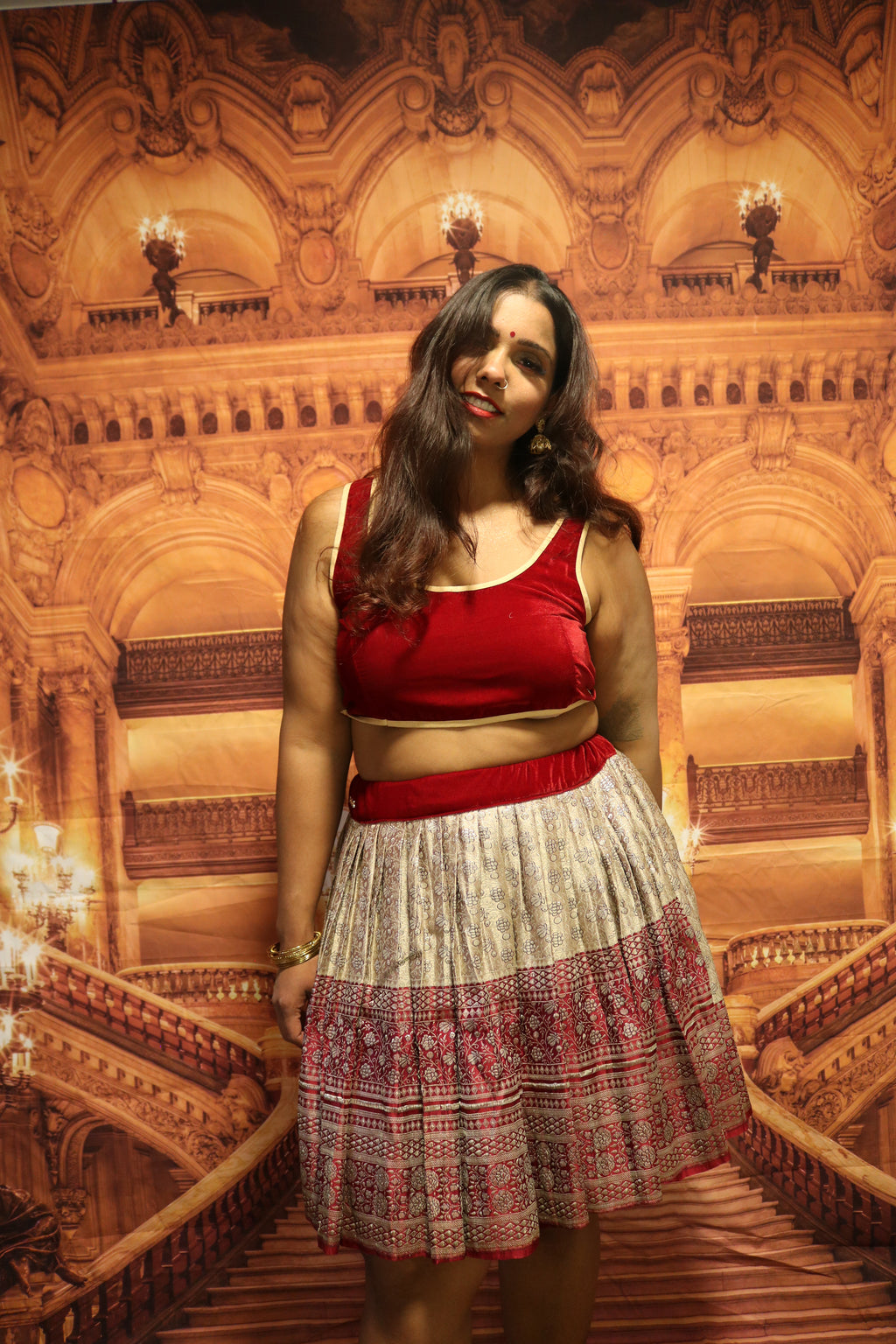 "Maharani's Smoky Lovenote” Mini Co-ord Set