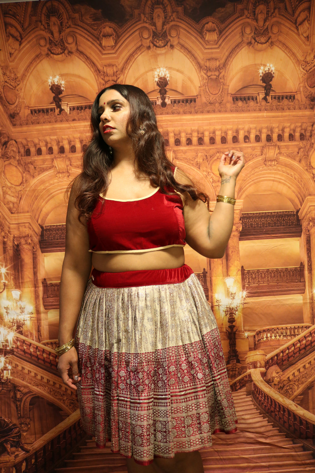 "Maharani's Smoky Lovenote” Mini Co-ord Set