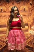 ”Maharani’s Raspberry Romance” Mini Co-ord Set