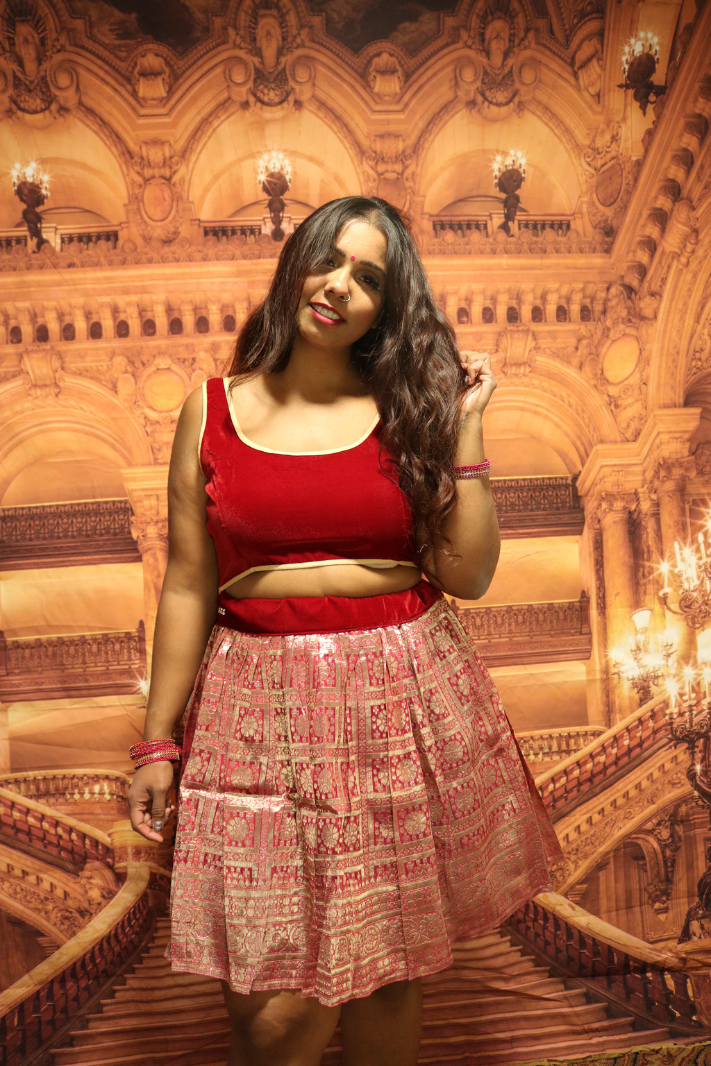 “Maharani’s Strawberry Love” Mini Co-ord Set