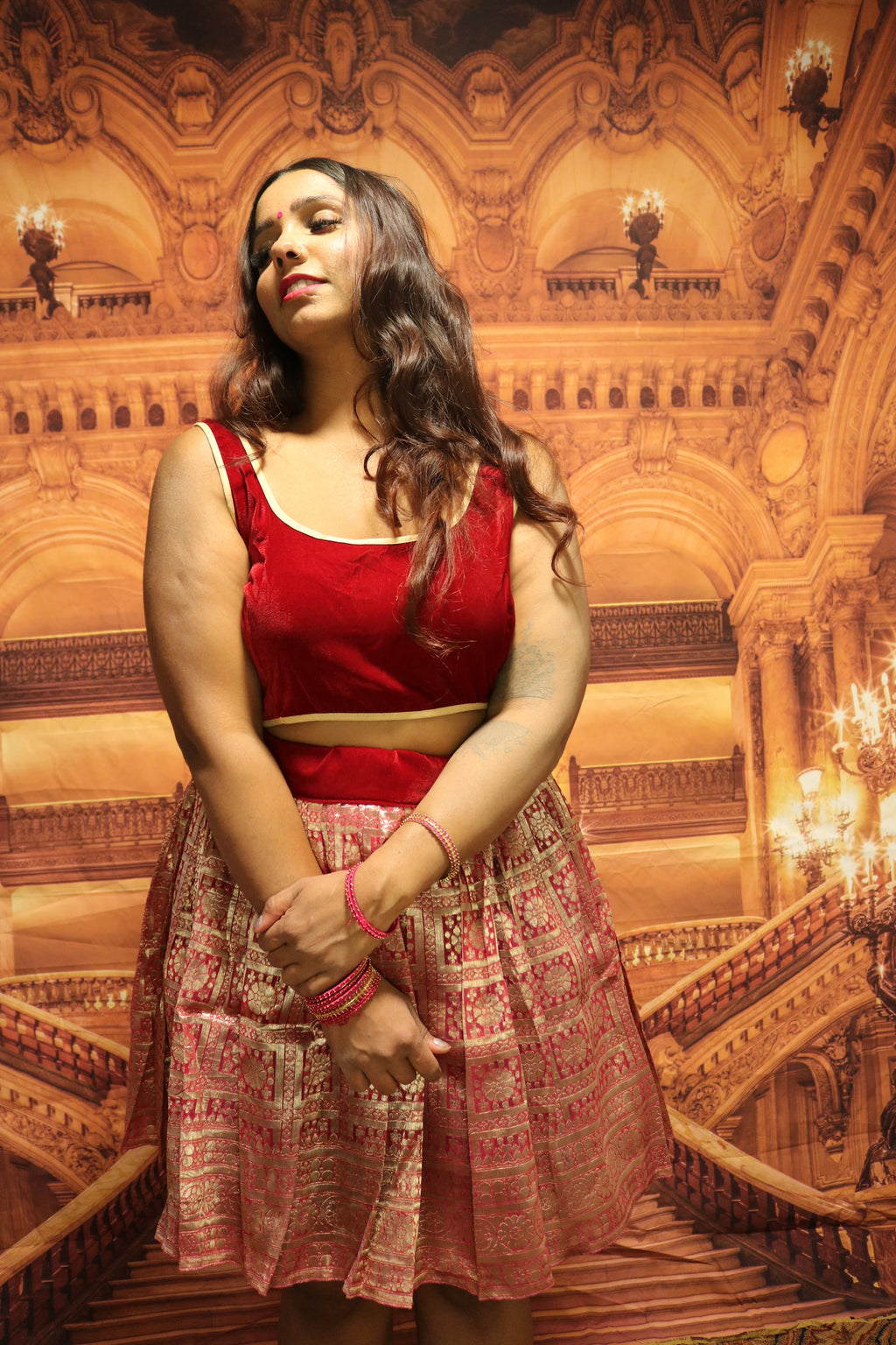 “Maharani’s Strawberry Love” Mini Co-ord Set