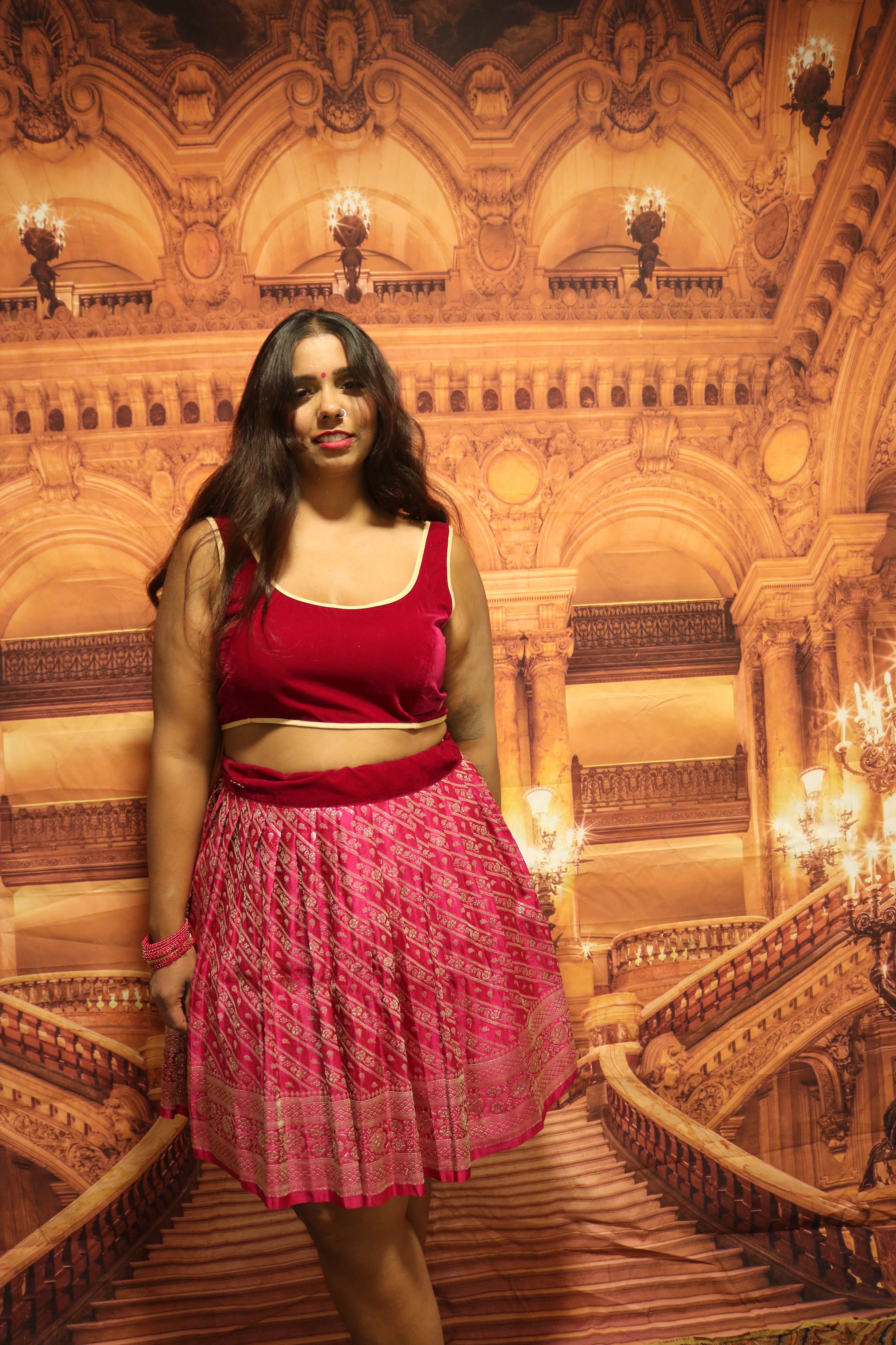 “Maharani’s Raspberry Dream” Mini Co-ord Set