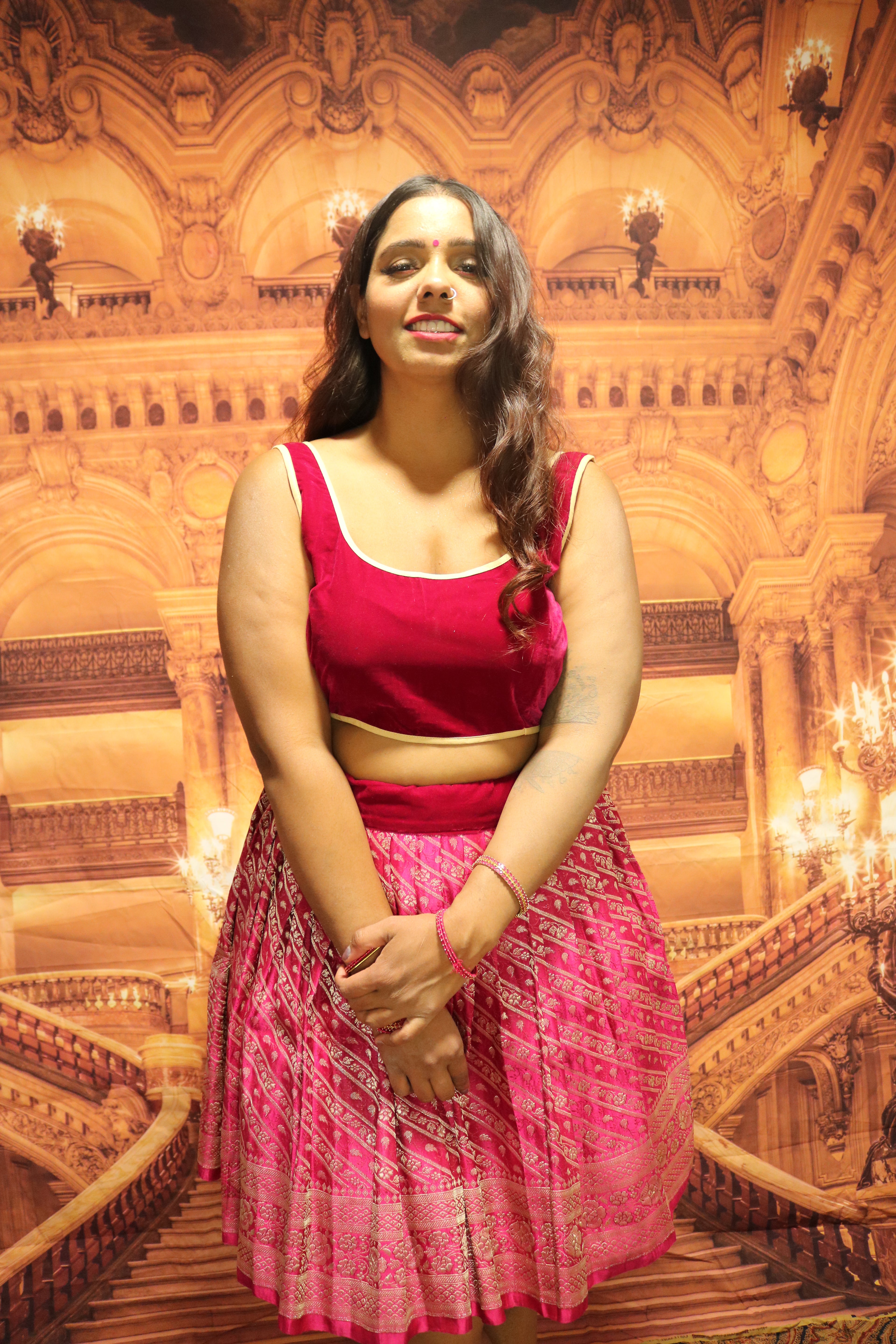 “Maharani’s Raspberry Dream” Mini Co-ord Set