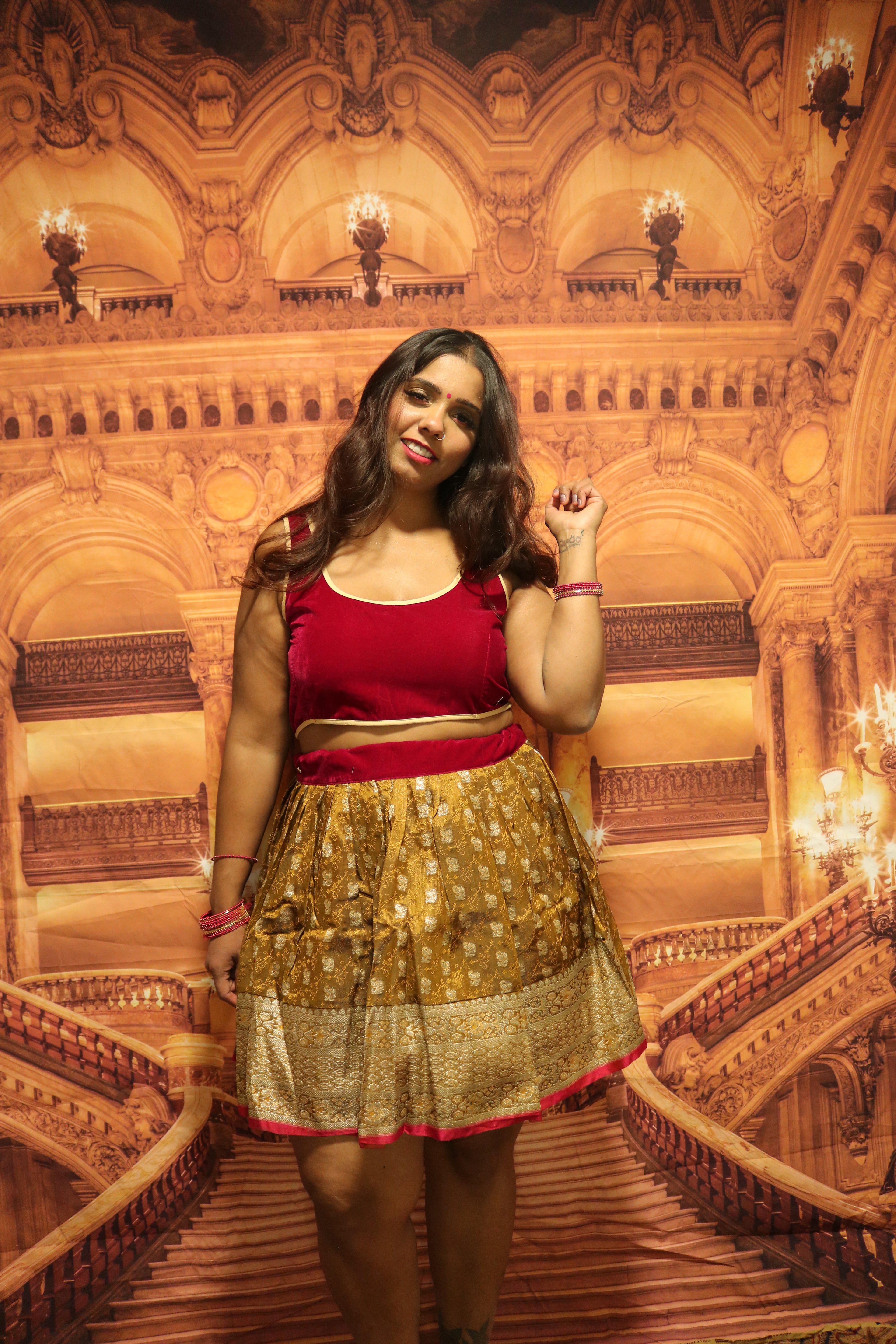 “Maharani’s Honey Glazed” Mini Co-ord Set