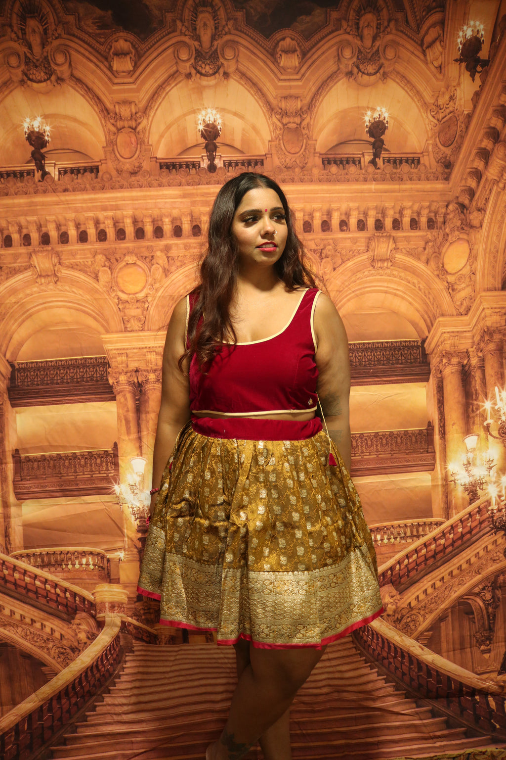 “Maharani’s Honey Glazed” Mini Co-ord Set