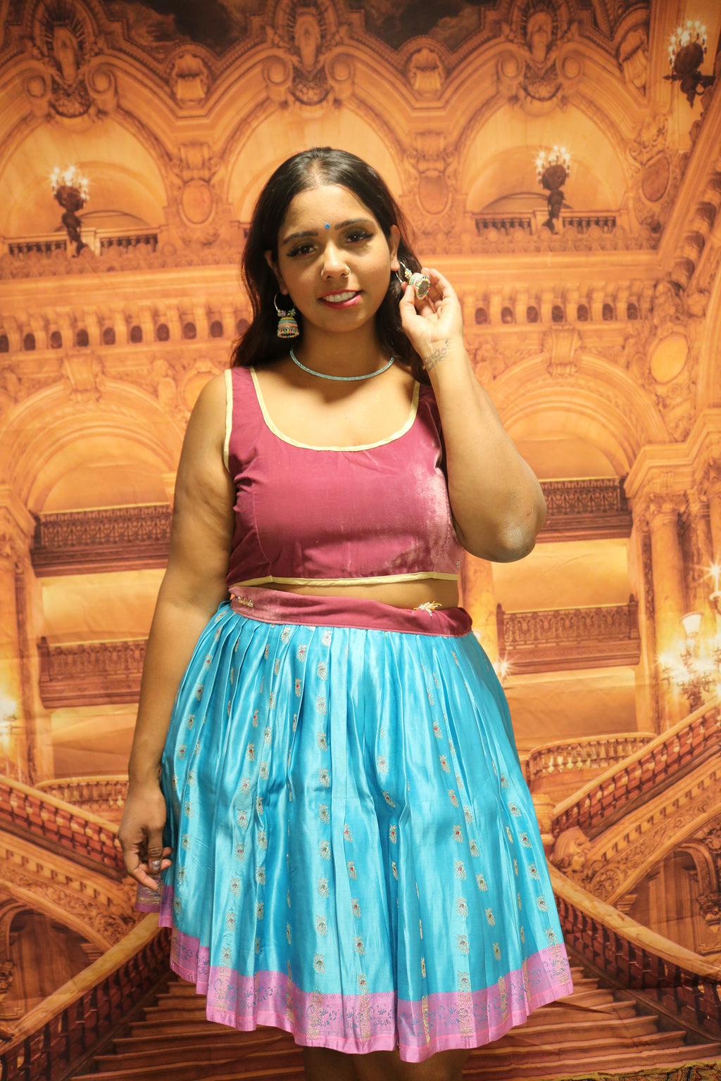 “Maharani’s Ocean Treasure” Mini Co-ord Set