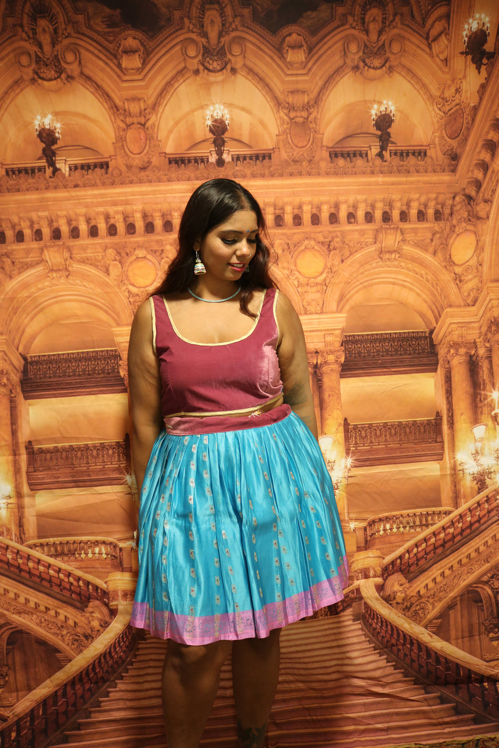 “Maharani’s Ocean Treasure” Mini Co-ord Set