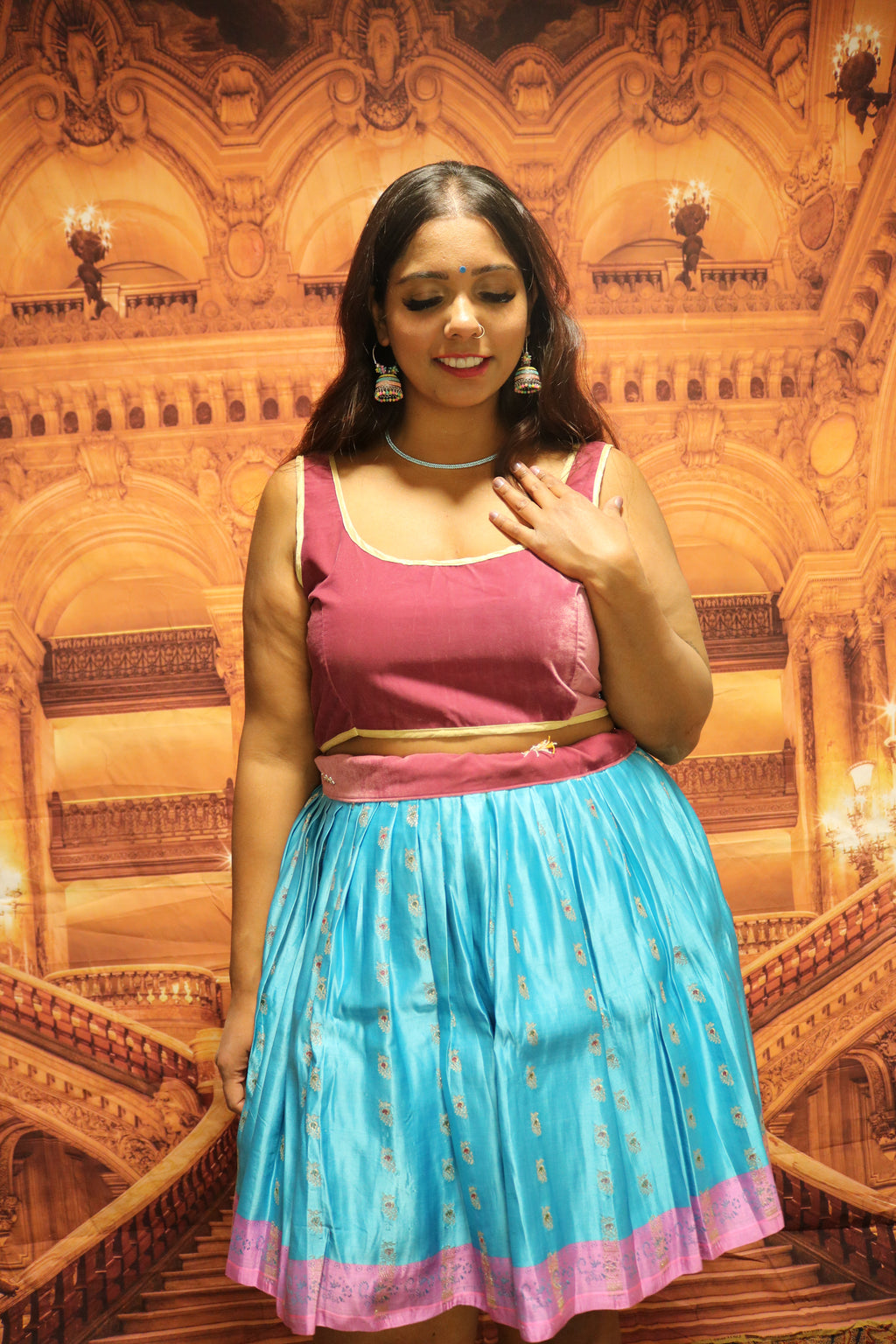 “Maharani’s Ocean Treasure” Mini Co-ord Set