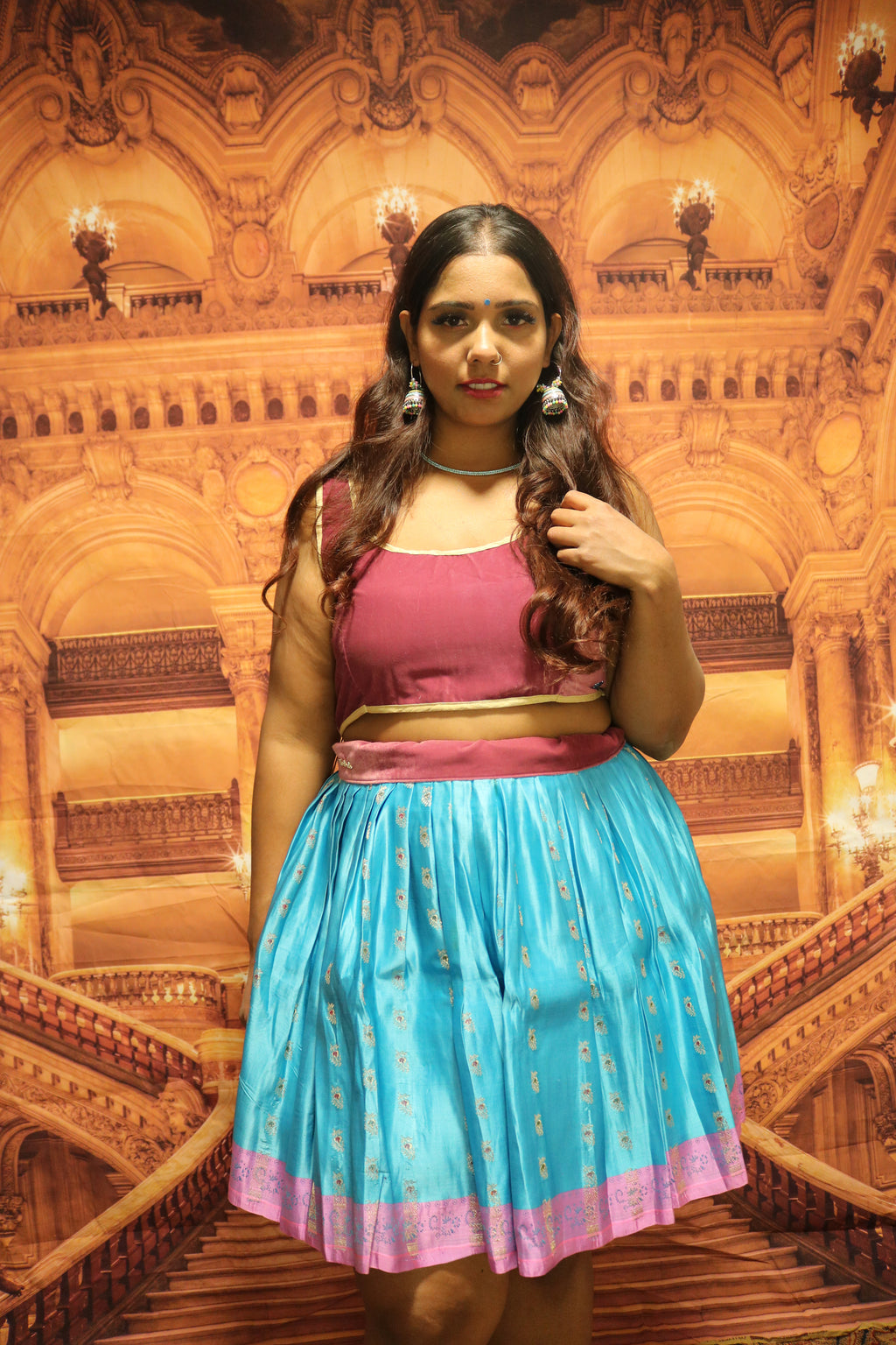 “Maharani’s Ocean Treasure” Mini Co-ord Set