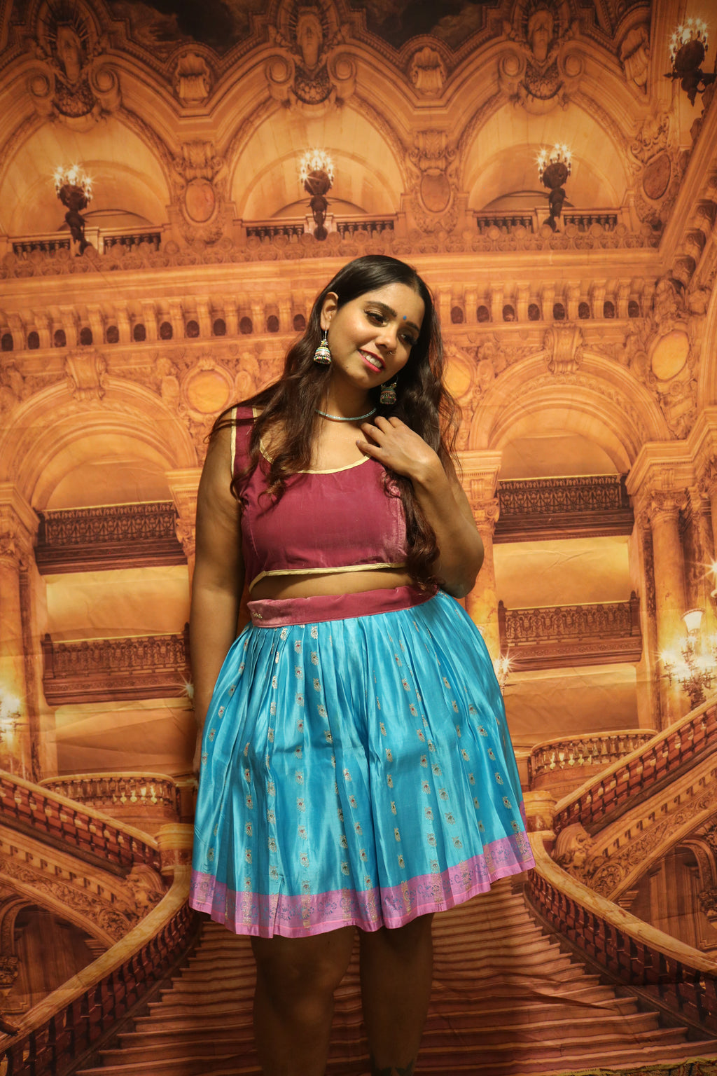 “Maharani’s Ocean Treasure” Mini Co-ord Set