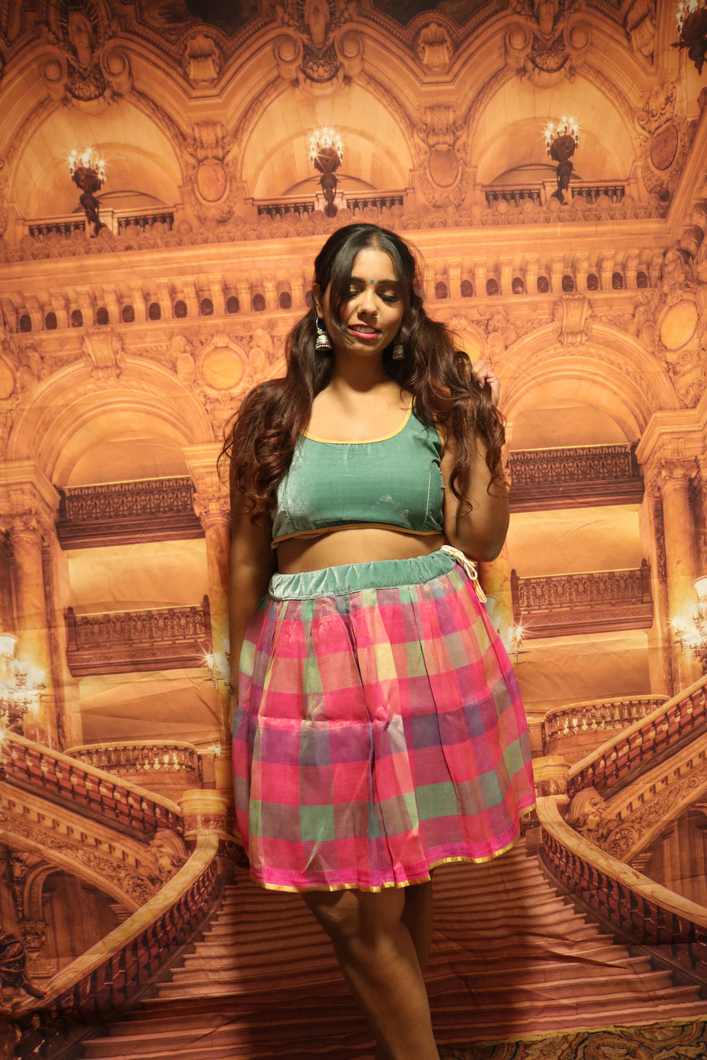 “Maharani’s Gem Affair” Mini Co-ord Set