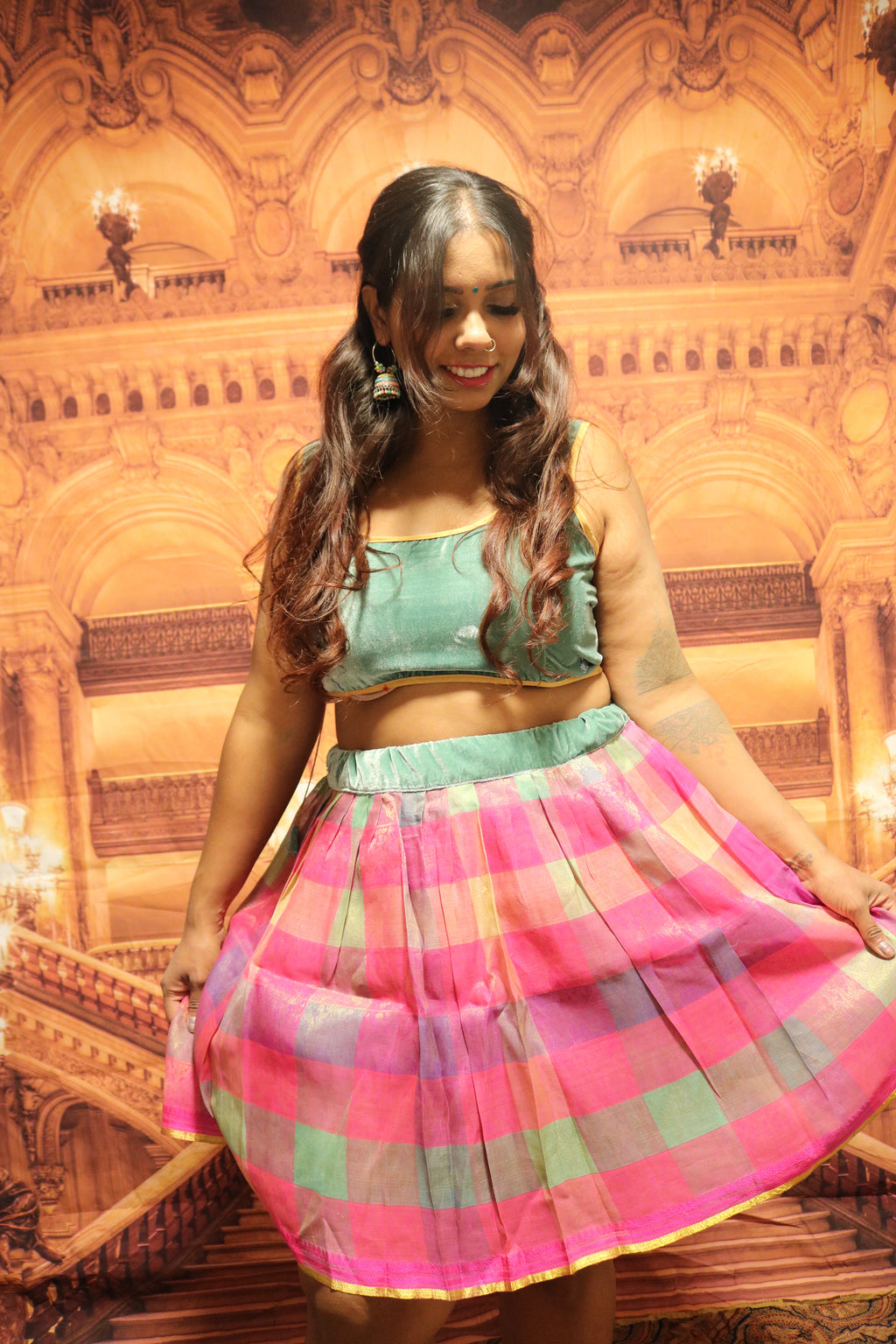 “Maharani’s Gem Affair” Mini Co-ord Set