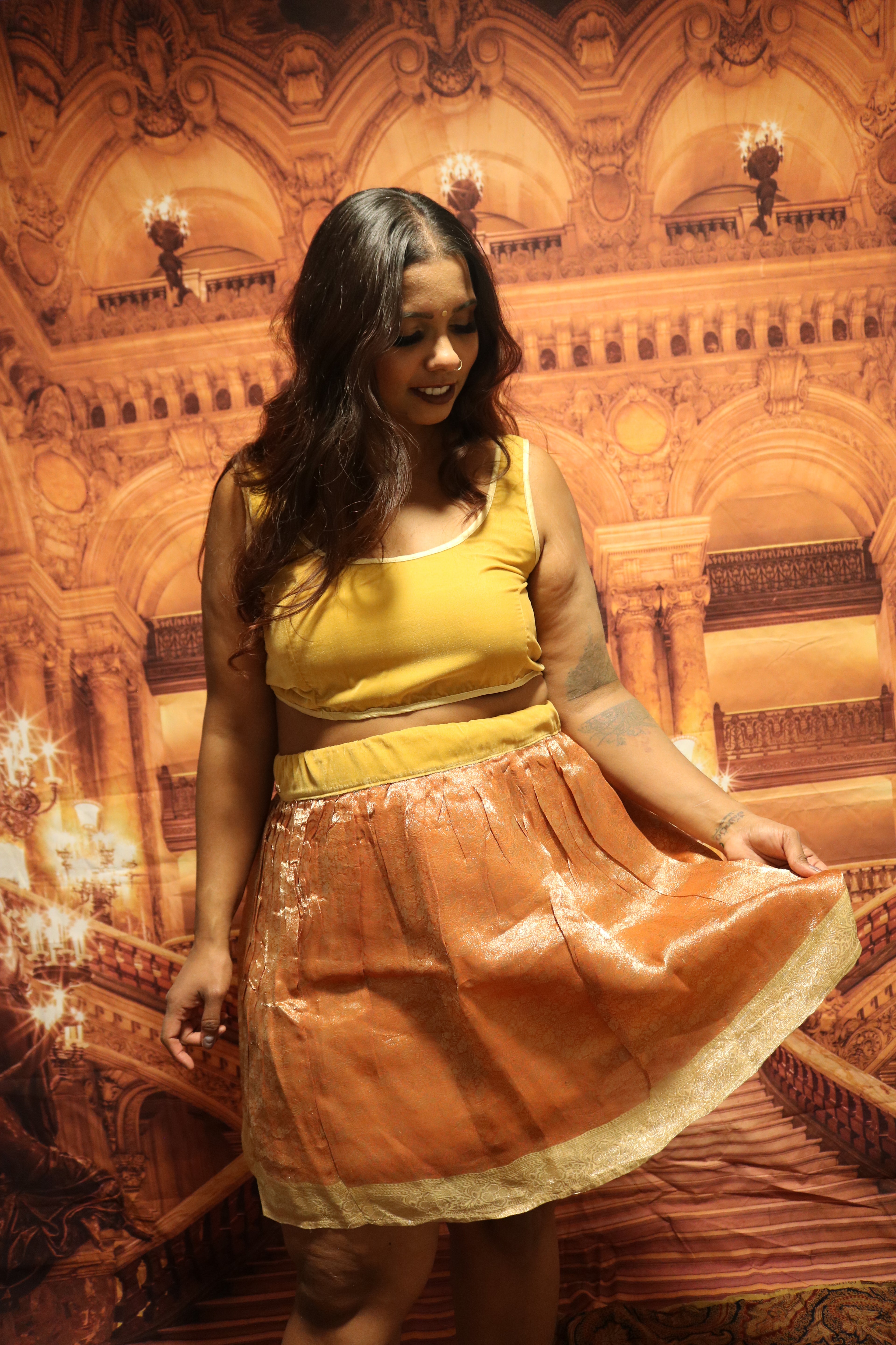 “Maharani’s Sandy Dunes” Mini Co-ord Set