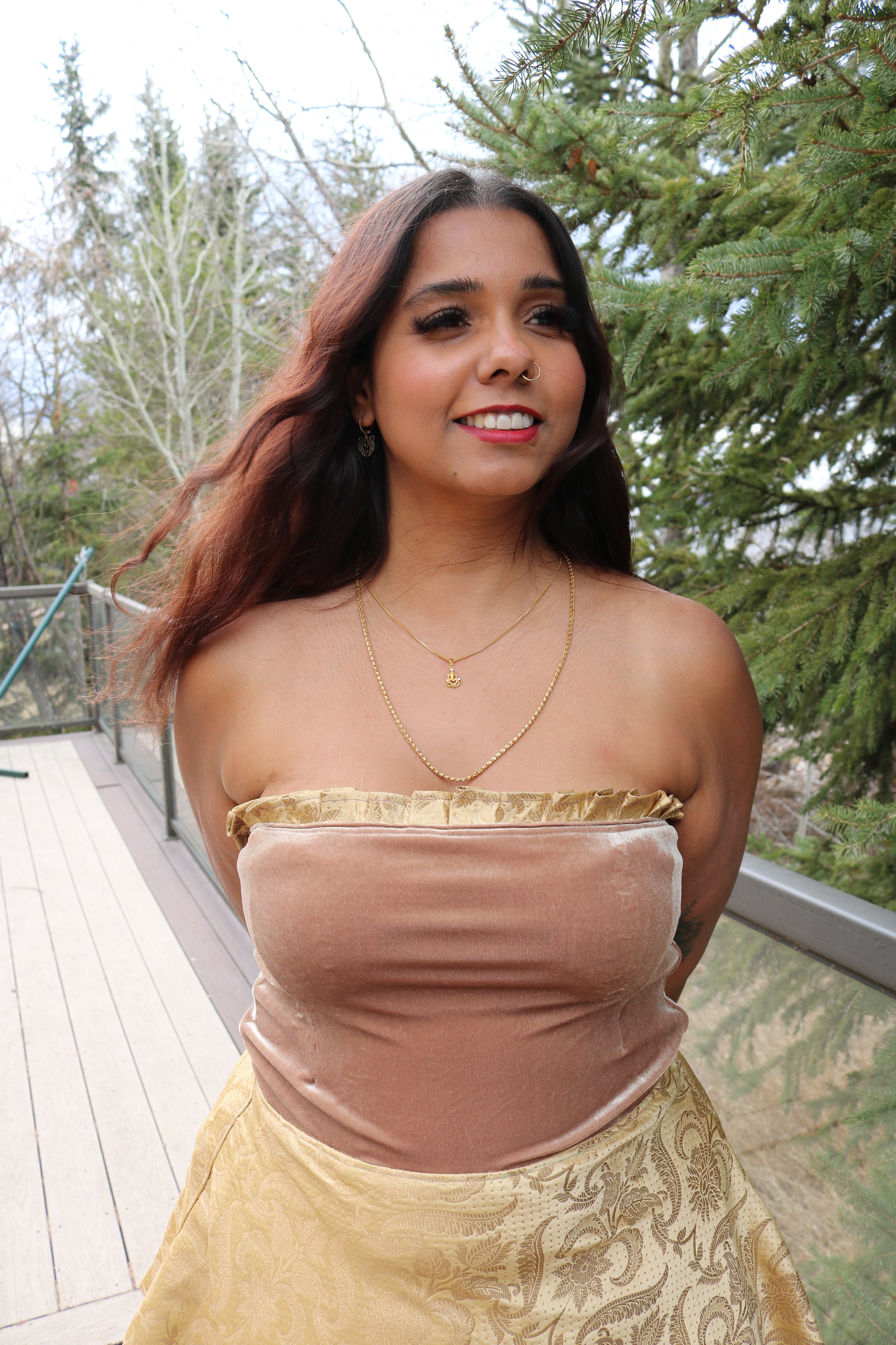 "The Gold Obsession" Dress