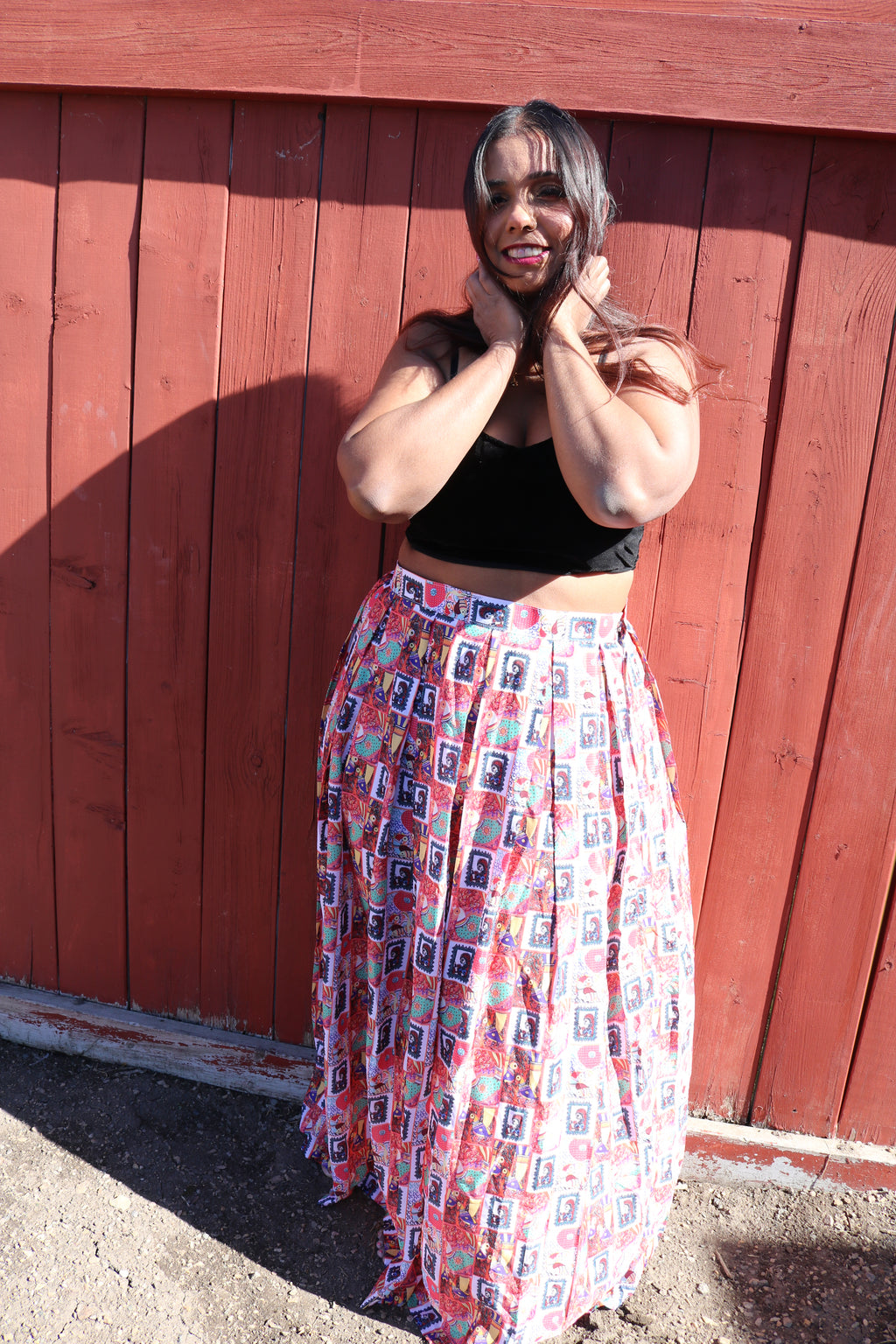 "My Tribe, My Rules" Lehenga (Small Print)