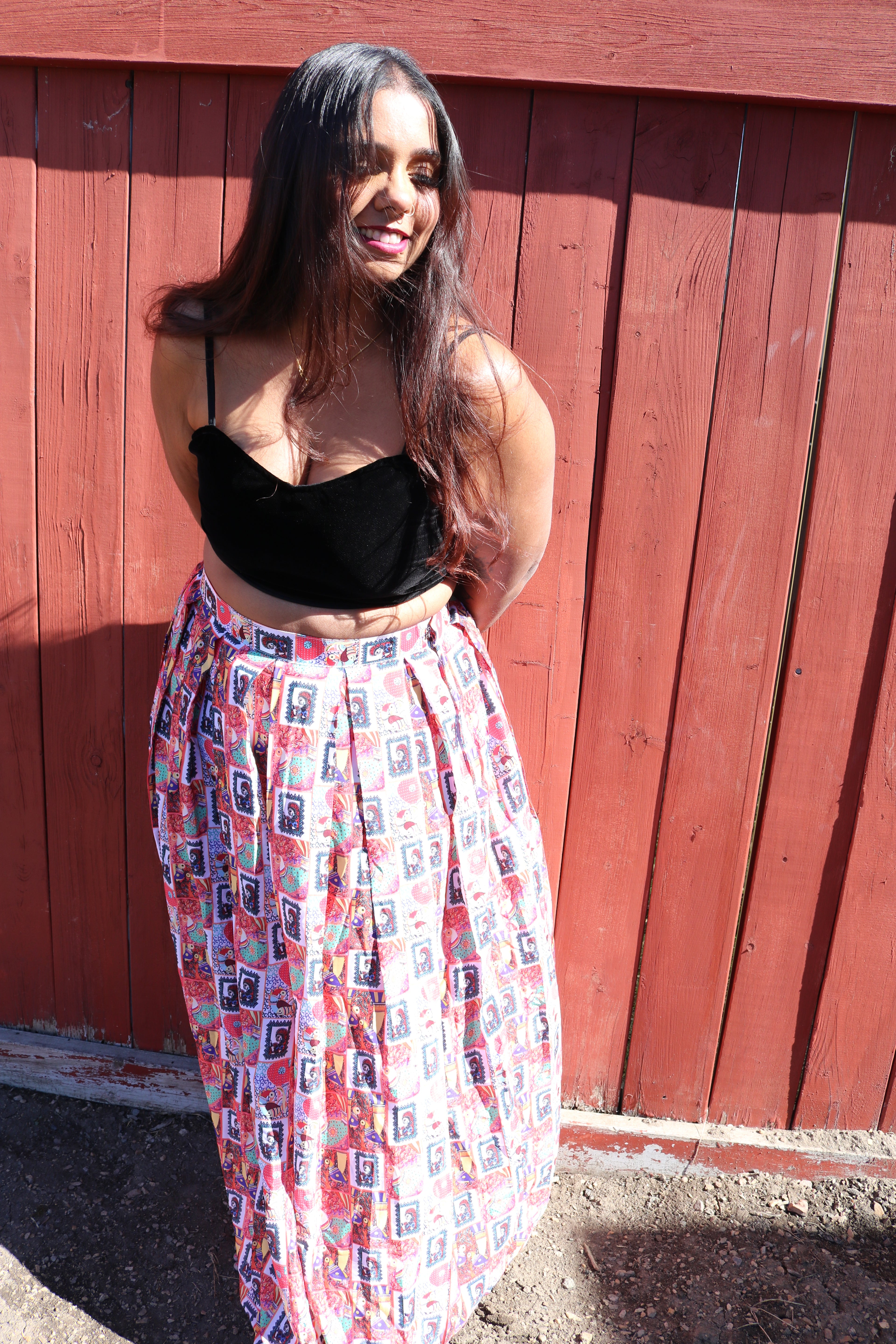 "My Tribe, My Rules" Lehenga (Small Print)